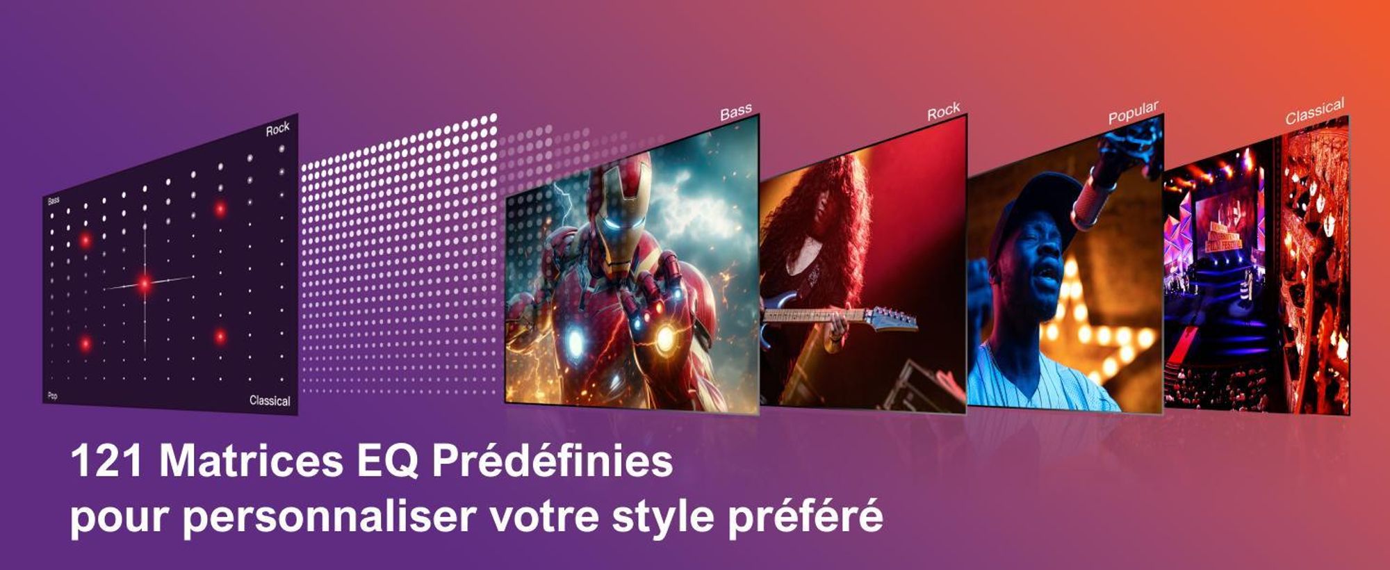 Barre de son ULTIMEA 2.1 canaux pour téléviseur avec basses réglables,via application, barre de son tout-en-un, haut-parleur TV Bluetooth 5.4, Poseidon M20