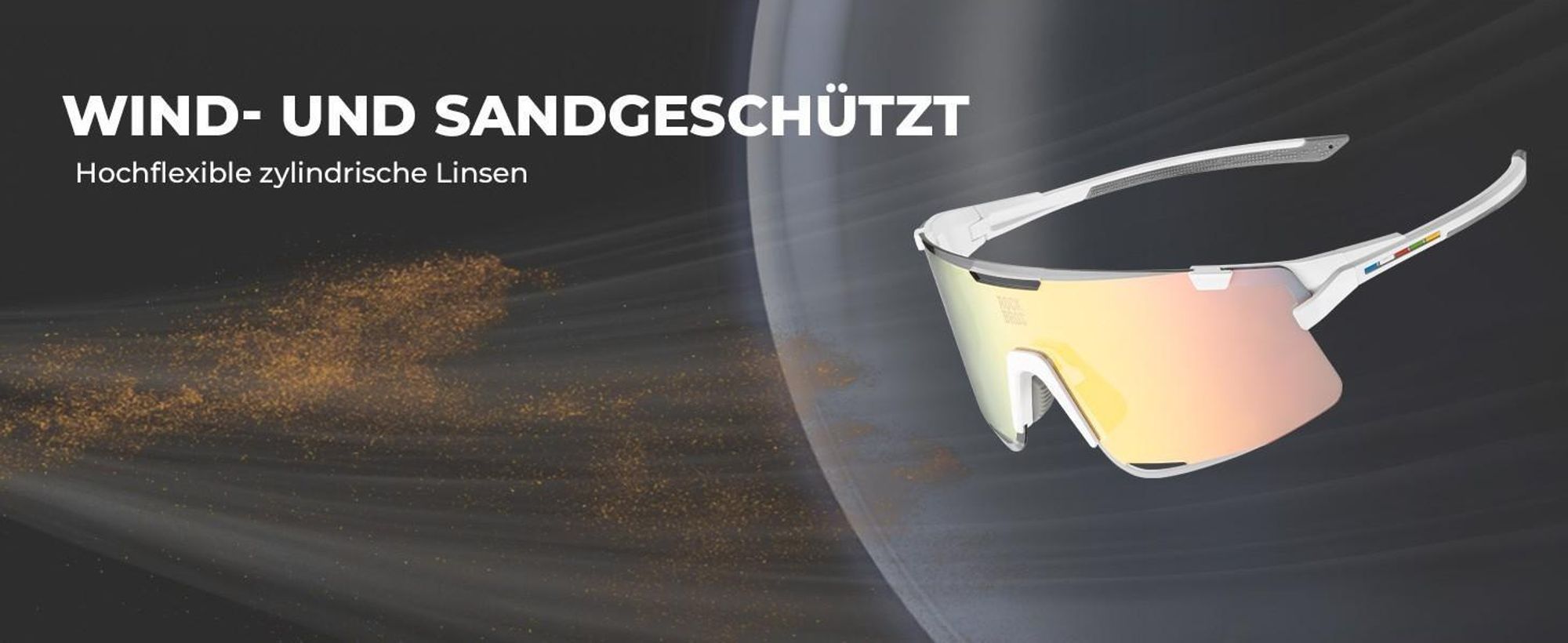 ROCKBROS Road to Sky Fahrradbrille Überbrille Photochrome Radsportbrille mit UV400 Schutz TR90 Rahmen für Outdoor Sport Radfahren Laufen Matt Rosa