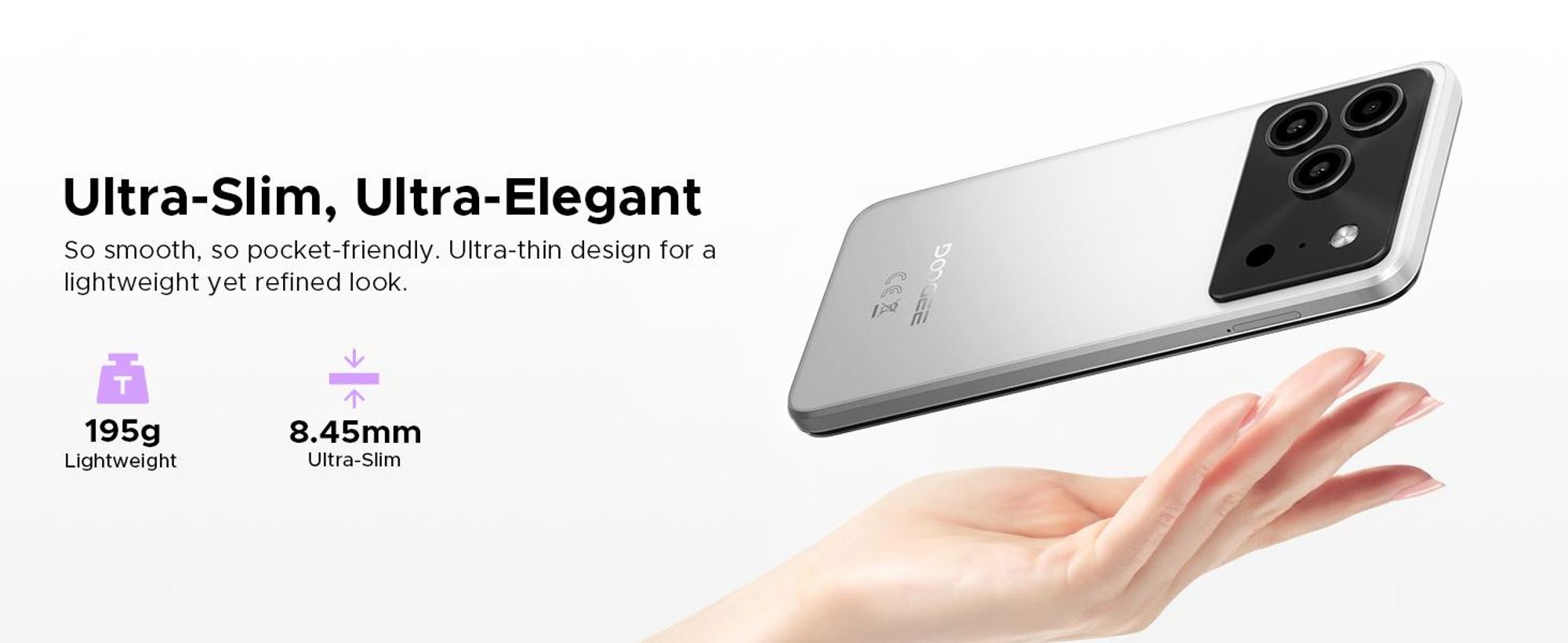 DOOGEE Note56 Plus, smartphone, Android 16, 6,56" displej s obnovovací frekvencí 90 Hz, baterie 6150 mAh, 48 GB RAM + 256 GB úložiště, 4G, 50 MP fotoaparát, NFC, čtečka otisků prstů, rozpoznávání obličeje, bez smlouvy