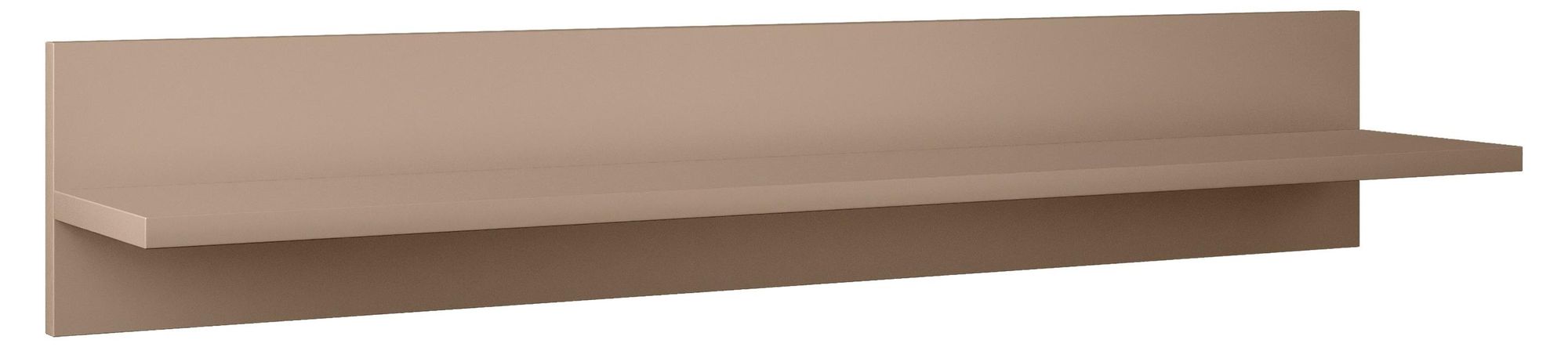 BETTSO IKON Wandregal Hängeregal Wandboard Bücherregal 90 cm Beige Macchiato