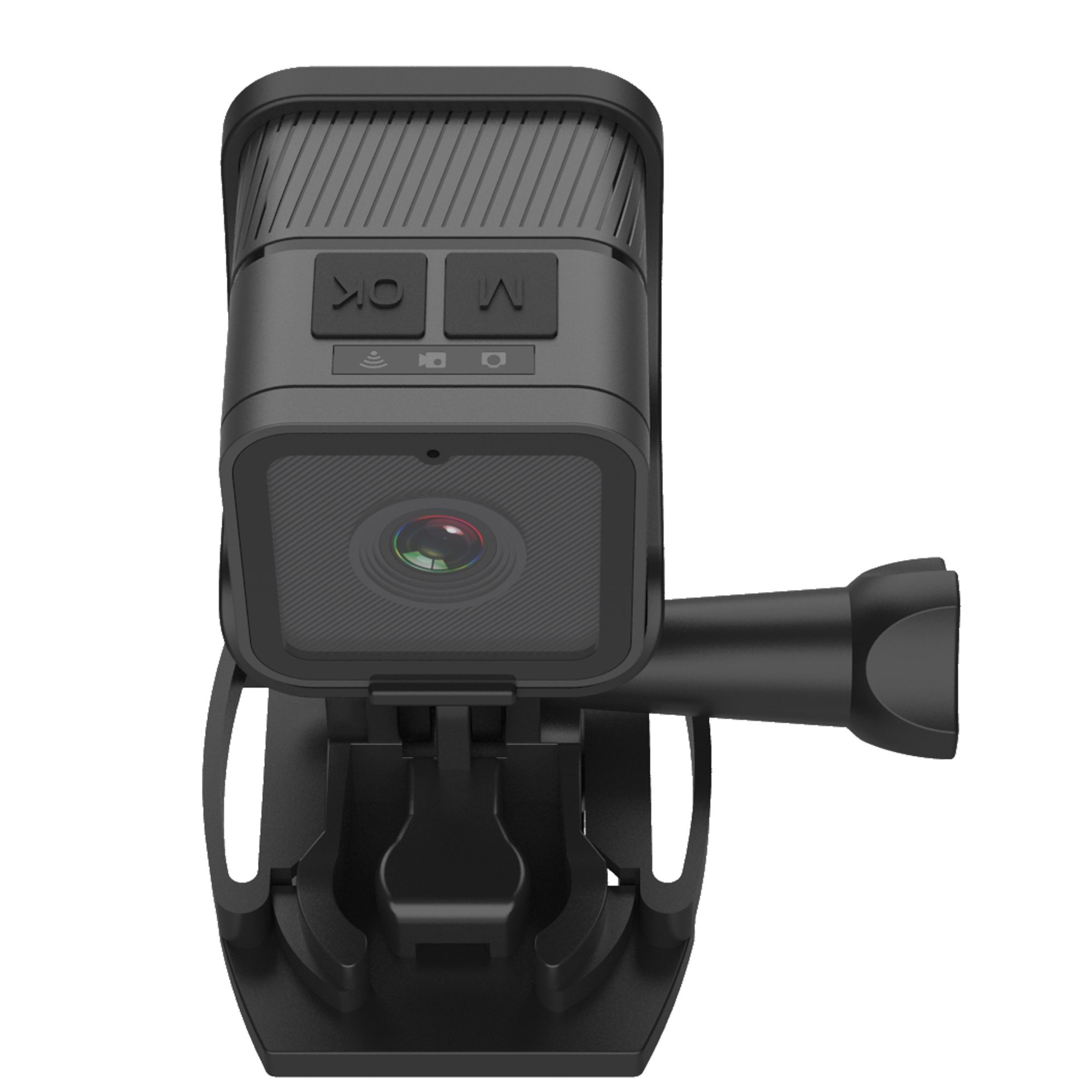ZELURXX Action Cams, mit WiFi-Hotspot, HD-Nachtsicht, 1080P, Wasserdicht, Tragbar, Outdoor-Sportkamera, Geeignet für Sport, Reisen, Büro, 3,3 x 3,8 x 3,3 cm, Schwarz