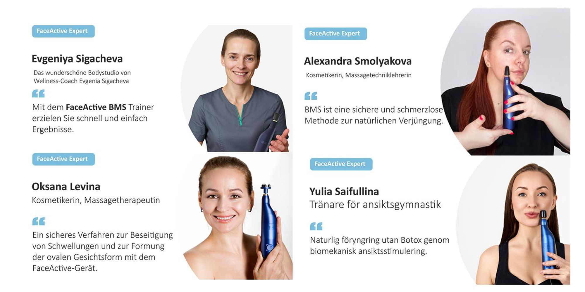 GESS FaceActive Premium BMS Gesichtsmassagegerät - Anti-Aging, Faltenreduktion & Hautstraffung