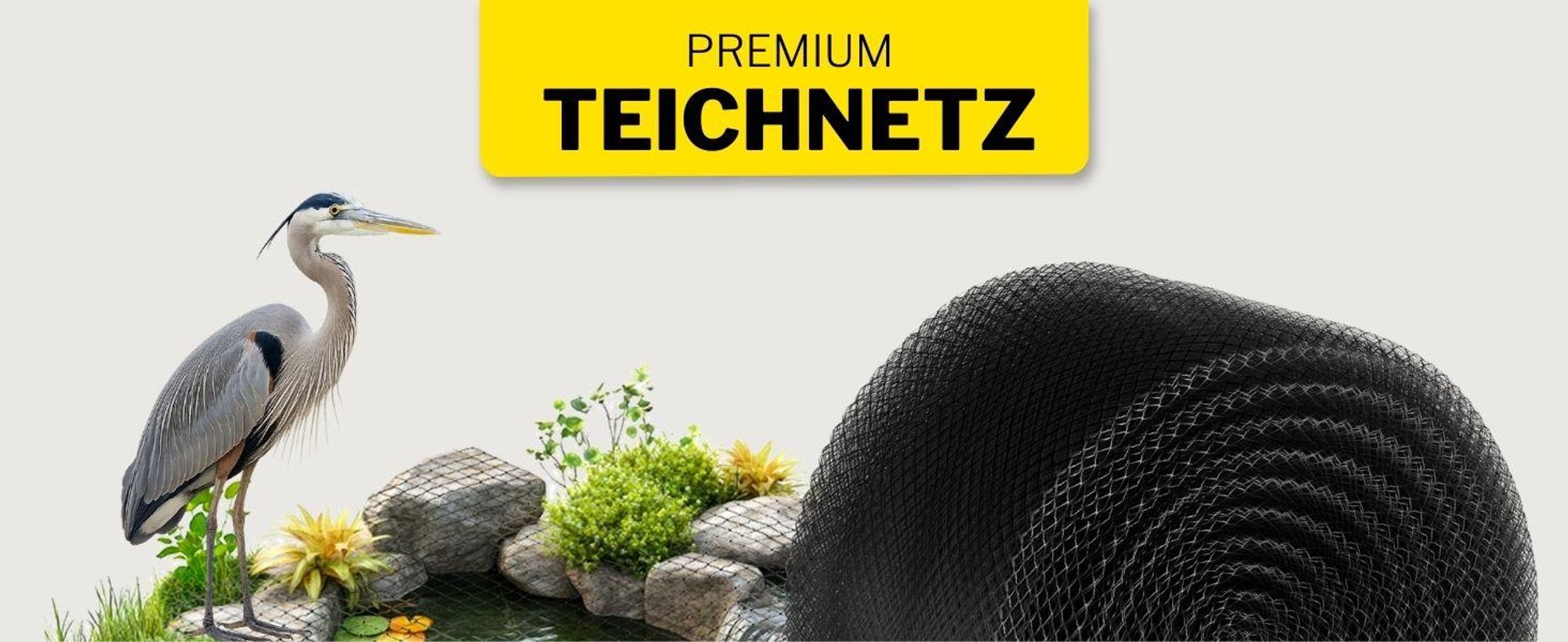 horizont Teichnetz | feinmaschig | schwarz | 5 x 2 m