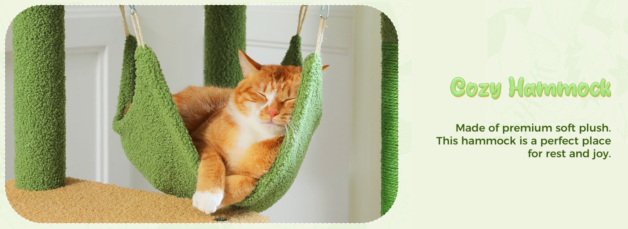 PAWZ Road XXL Katzenbaum 236-258cm mit Sisal-Kratzpfosten, Doppelkondo und Korb für Großkatzen