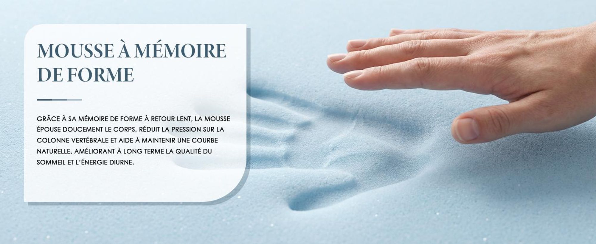 DEWINNER Matelas Hybride 160x200x25 cm, Mousse à Mémoire de Forme et Ressorts Ensachés Indépendants, Isolation des Mouvements, 7 Zones de Confort