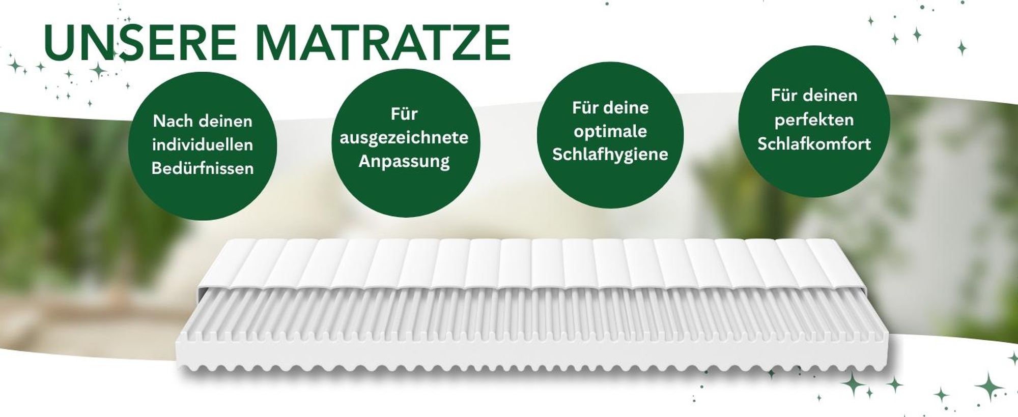 Ergonomische 7-Zonen Kaltschaummatratze | 90 x 190 cm | 12cm | H2 & H3 | DREAMSTAR Simple Flex