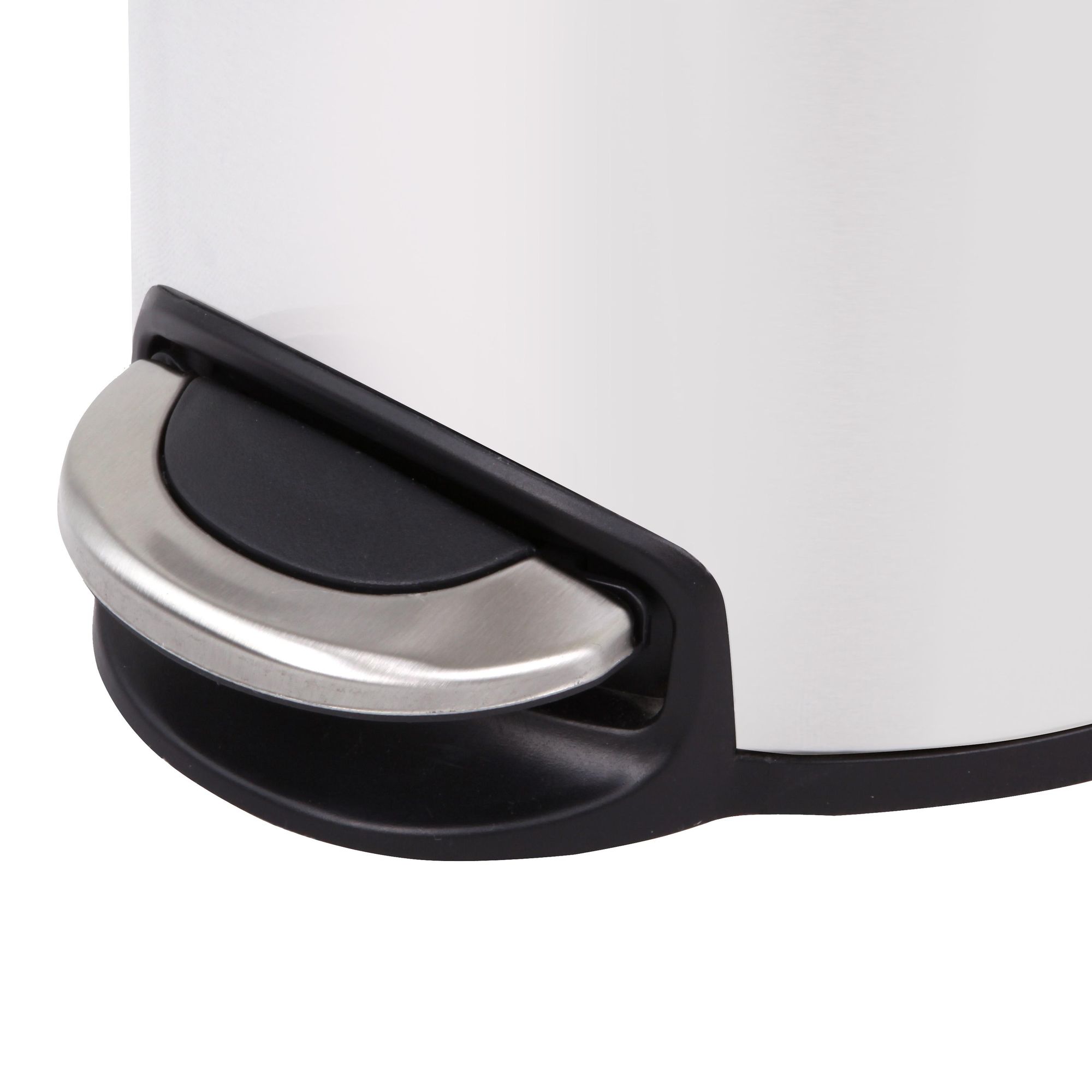 EKO - Serene Treteimer 30 Liter - Stainless steel Plastic - Weiß