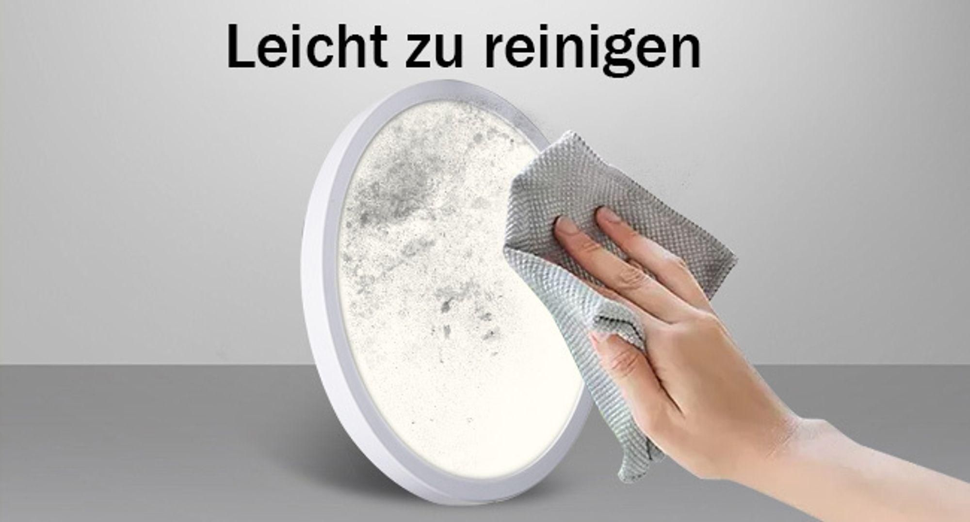 ZMH LED plafondlamp, zwart, plat model, 23 cm, traal wit licht, 18W. Geschikt voor slaapkamer, keuken, hal