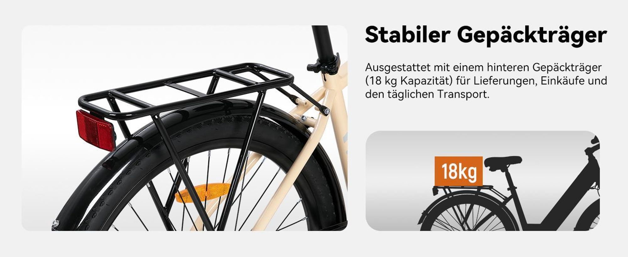 Hiland 26 Zoll Elektro Mountainbike, E-MTB mit 250W Motor, 36V 10.4Ah Batterie, Scheibenbremsen, 7-Gang E-Mountainbike für Männer Frauen