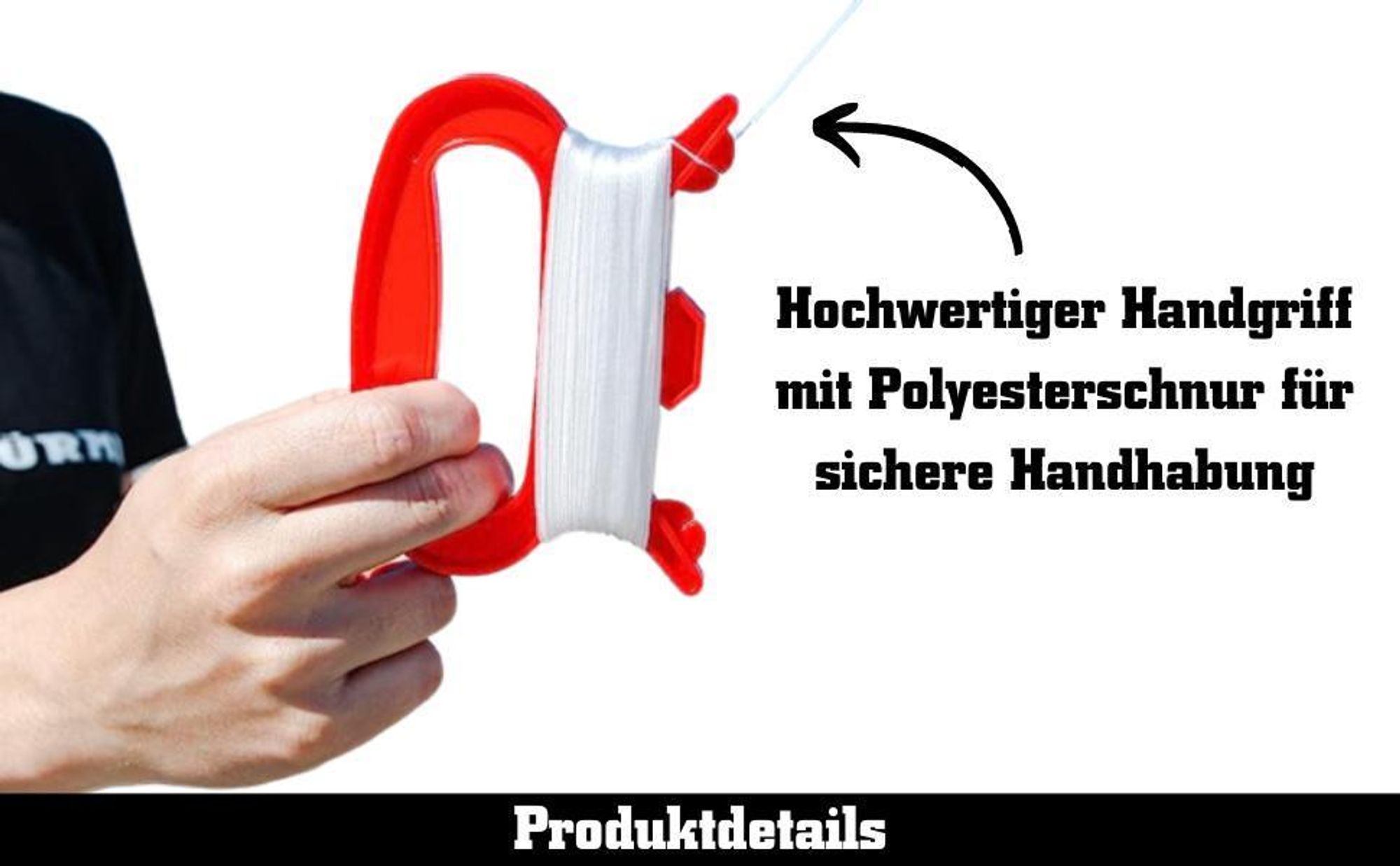 Wolkenstürmer Kinderdrachen Eddy Pünktchen (rot), Einleinerdrachen mit Glasfasergestänge - flugfertig inkl. Schnur