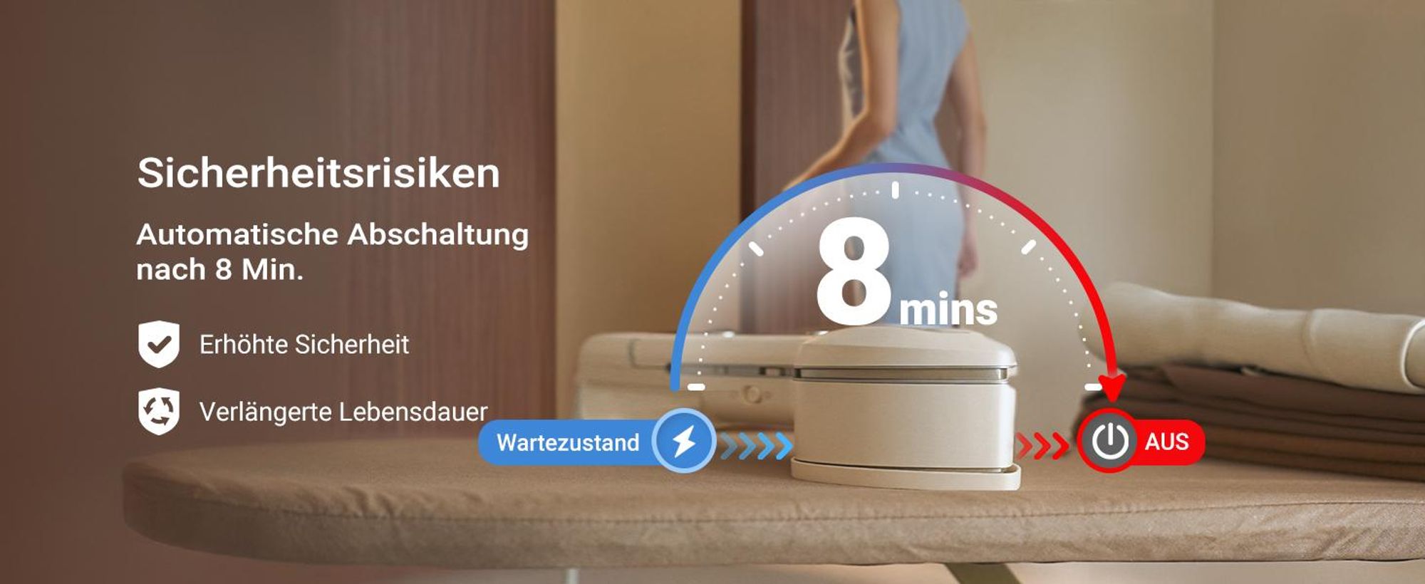 Reise-Dampfbügeleisen Beauty 3 in 1 Dampfglätter Bügelpresse