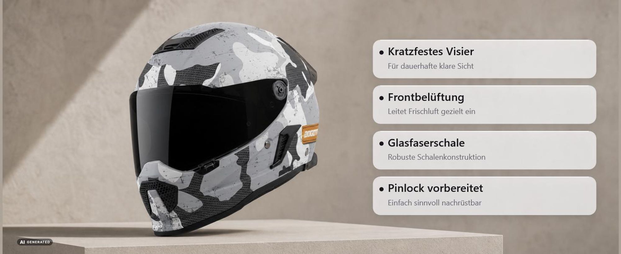 Bogotto Rapto Camo Helm, grün matt, 2XL (63/64)