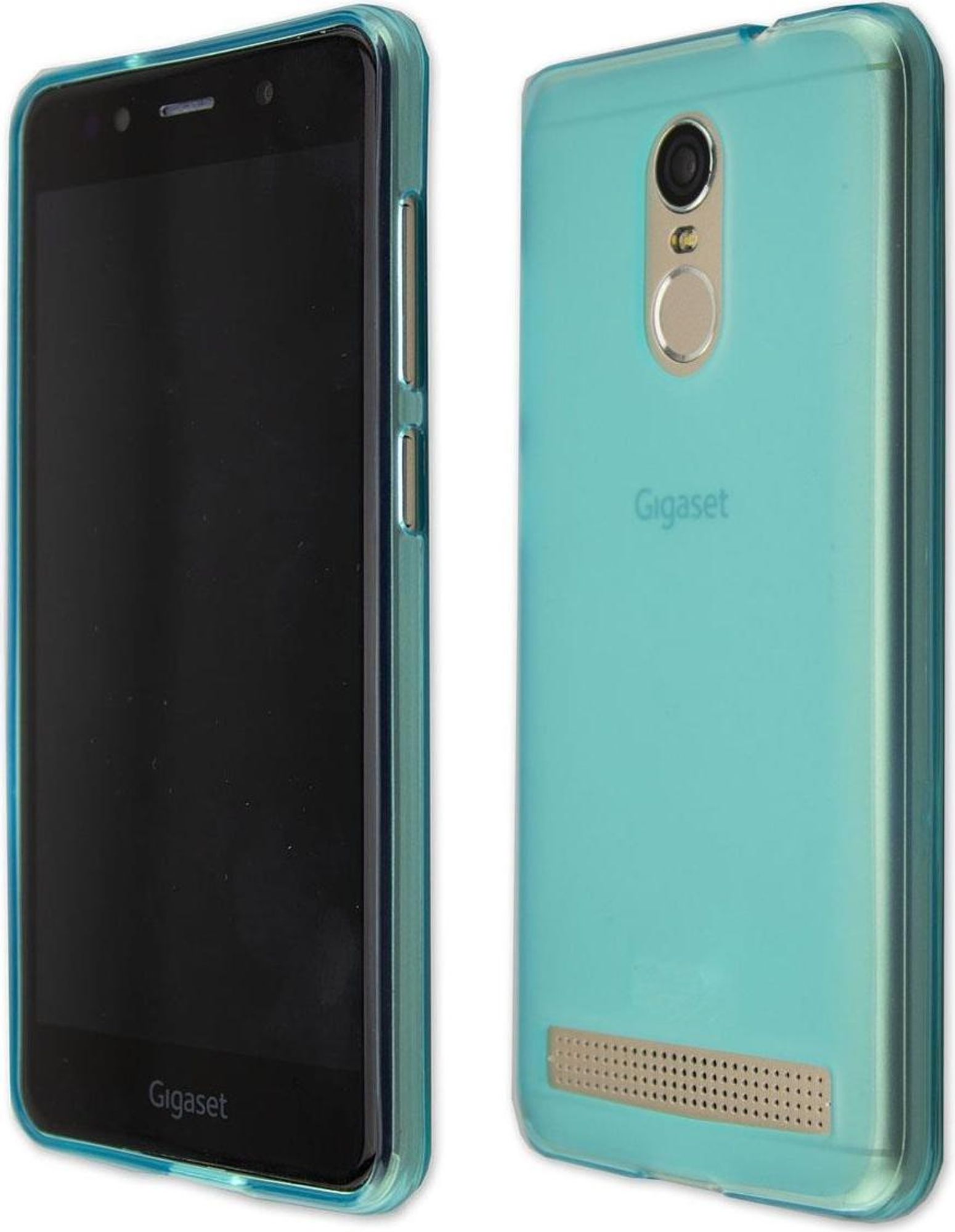 caseroxx Schutz-Hülle TPU-Hülle kompatibel mit Gigaset GS180, Gummi Handy Tasche blau Bild 2