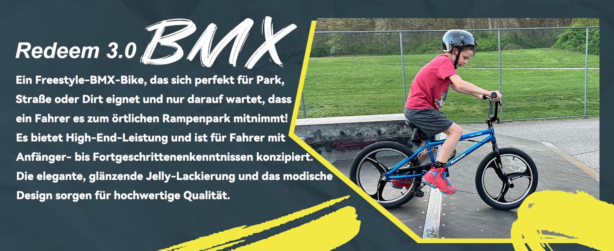 Hiland 20 Zoll 5 Multiple Speichen Kinder BMX Fahrrad für Jungen Mädchen ab 7 8 9 10 Jahre alt, 360 Grad Rotor Freestyle, 4 Pegs Single Speed Kinder