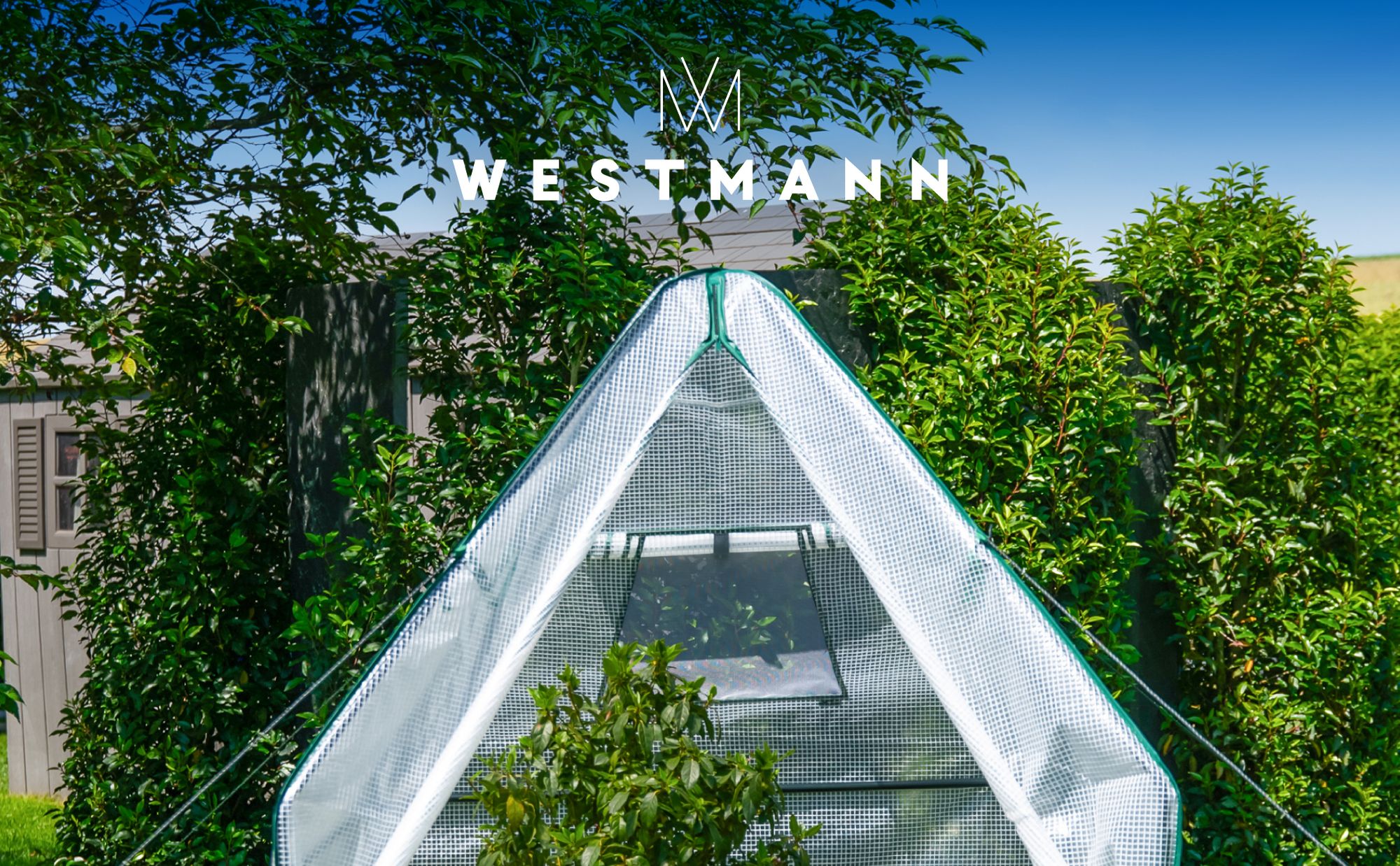 Westmann Überwinterungszelt & Foliengewächshaus Chili Weiß 120x120x180 cm