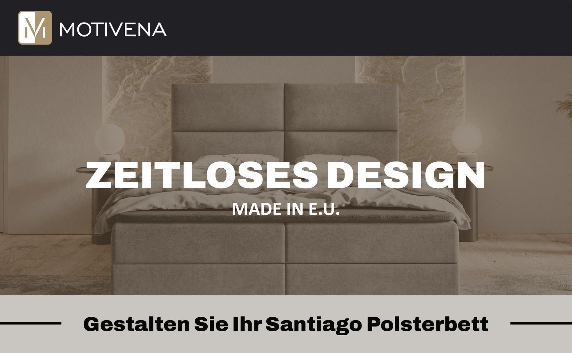 MOTIVENA Santiago Boxspringbett 140x200 Schwarz Samt (Jasmine 100), Taschenfederkern-Matratze (H3), Visco Topper (H2)