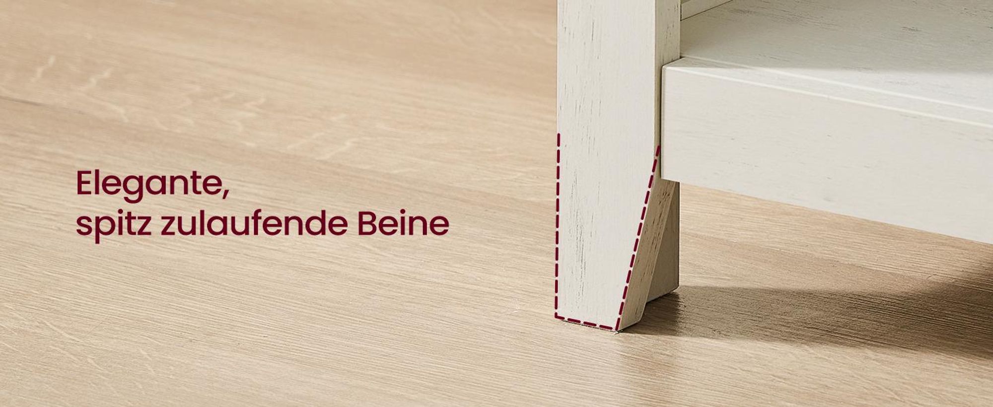 VASAGLE Badezimmerschrank im Landhausstil, Badschrank schmal, Badmöbel, weiß-braun