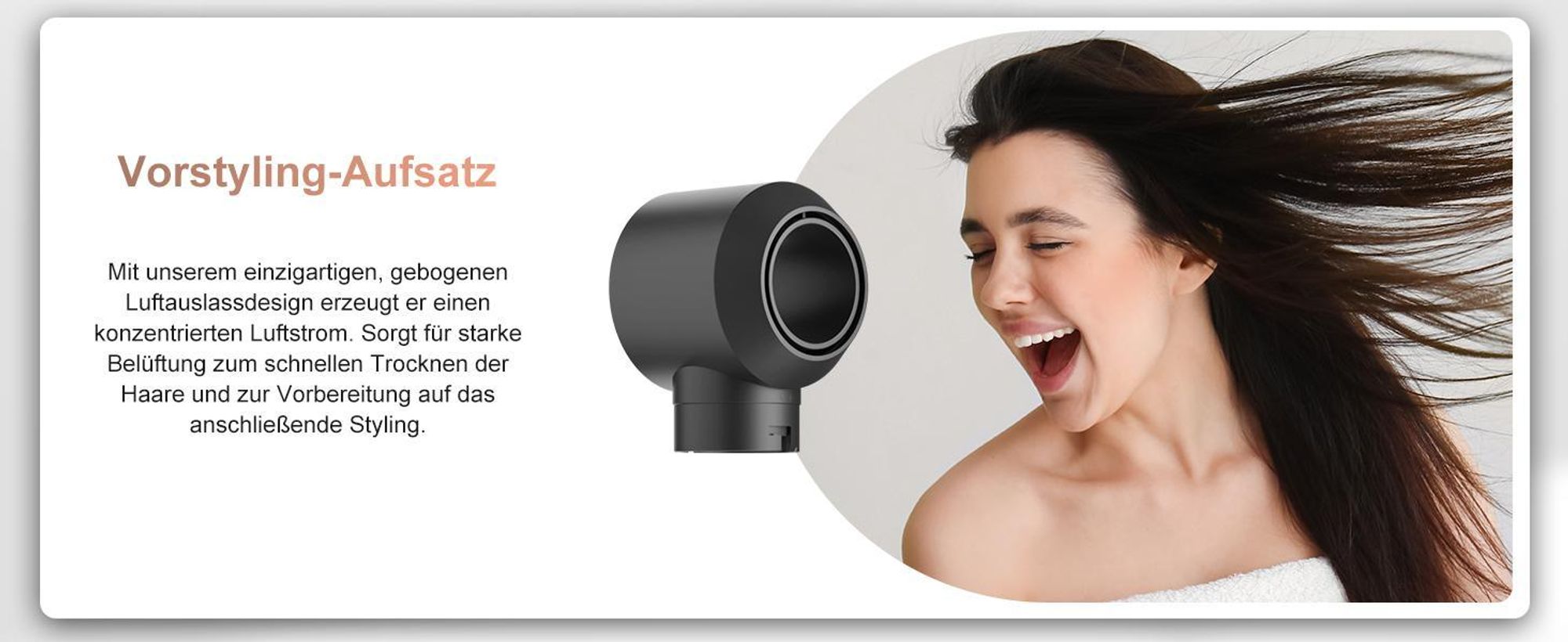 MCURO 6-in-1 Warmluftbürste mit 6 Aufsätzen,Airflow Lockenstab, Föhn & Negativ-Ionen Haarstyler für Glätten,Volumen & Locken,inkl. Aufbewahrungstasche