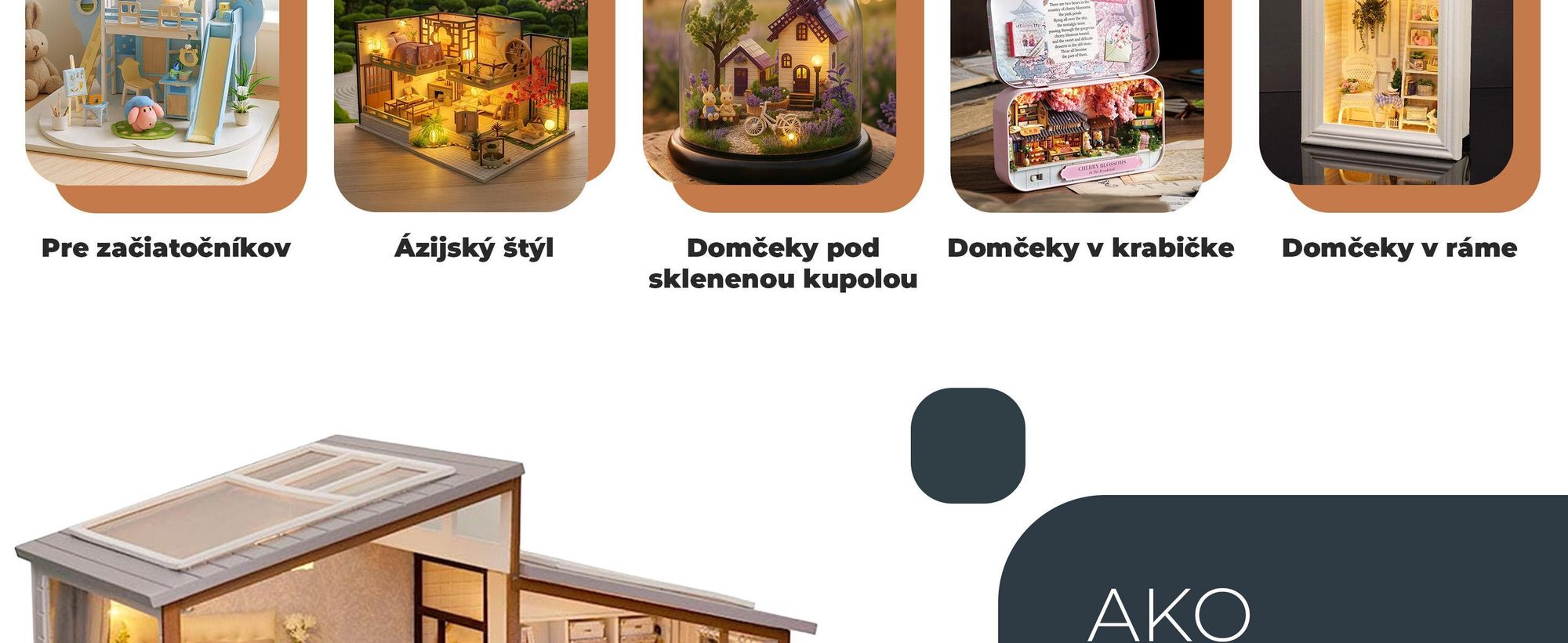 Miniatúrny Domček, Habarri, Domček pre Bábiky, Drevený Domček, Darček pre Deti