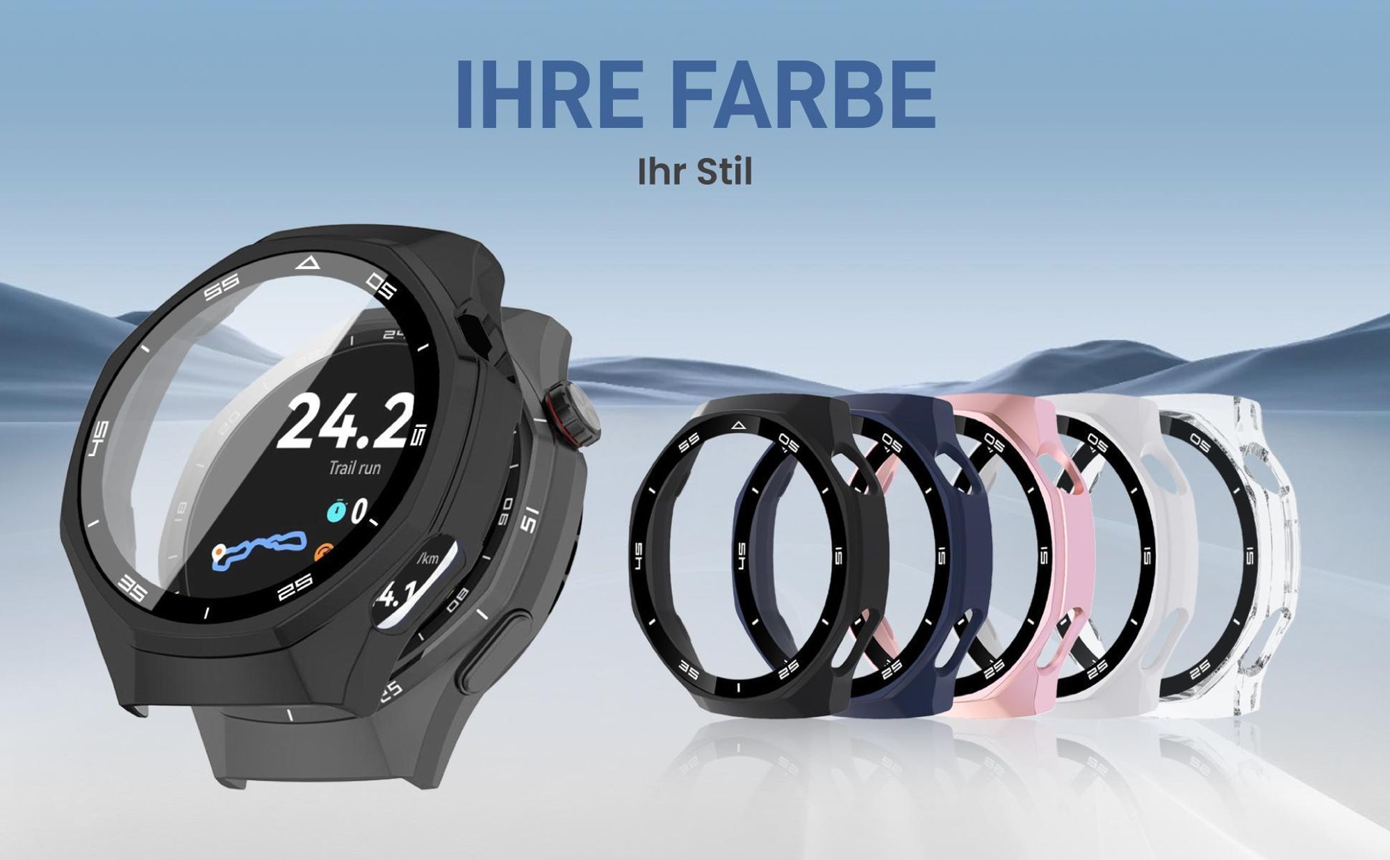 Cover Front Back für Huawei Watch GT6 Pro 46 in verschiedenen Farben