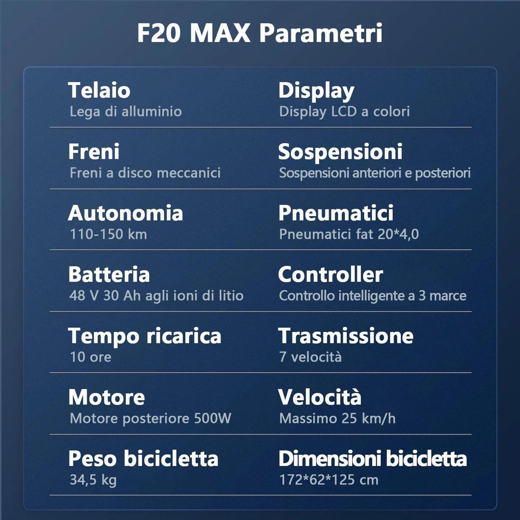 Electric Bike FAFREES F20 Max - Batteria 48V30AH Pneumatico 20" Freno a disco meccanico - Rosso