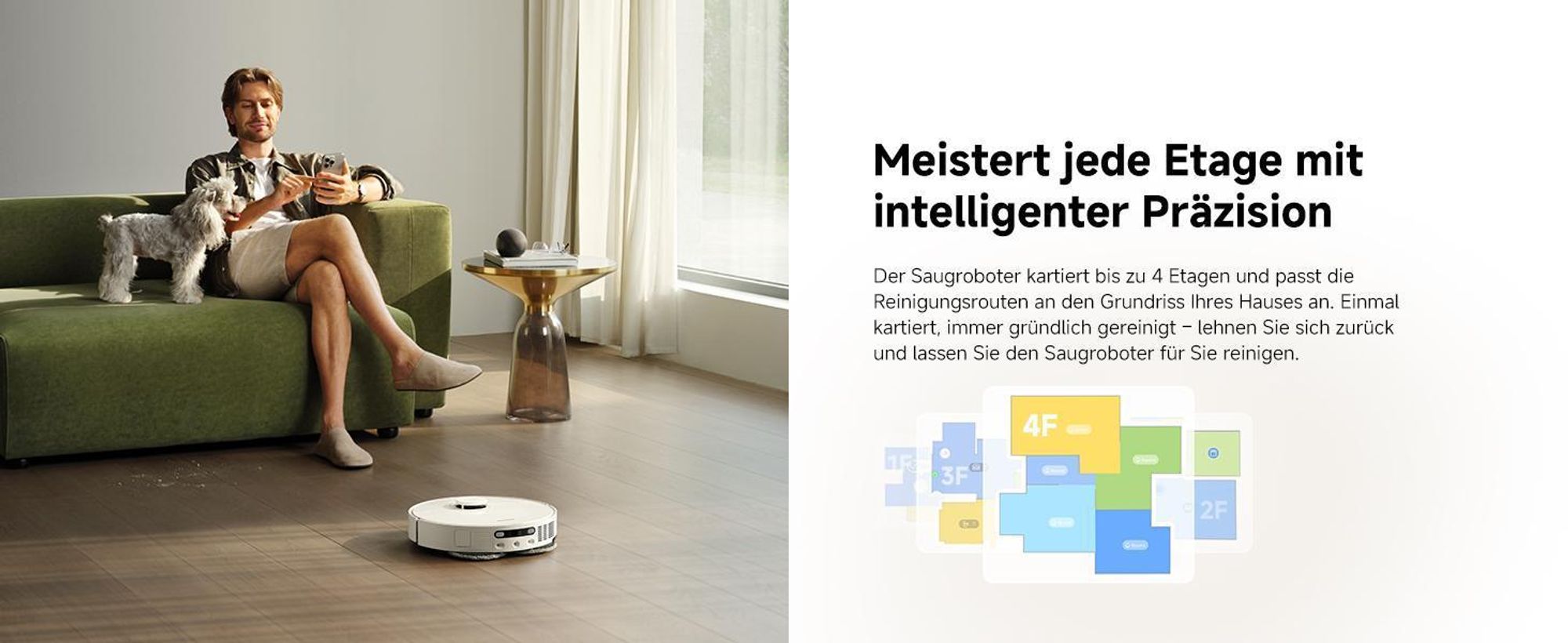 Dreame L10s Ultra Gen3 Staubsauger Roboter mit Wischfunktion&Selbstreinigender Mopp,25KPa Saugleistung,Haustiermodus,All inOne Dock,Teppichreinigung