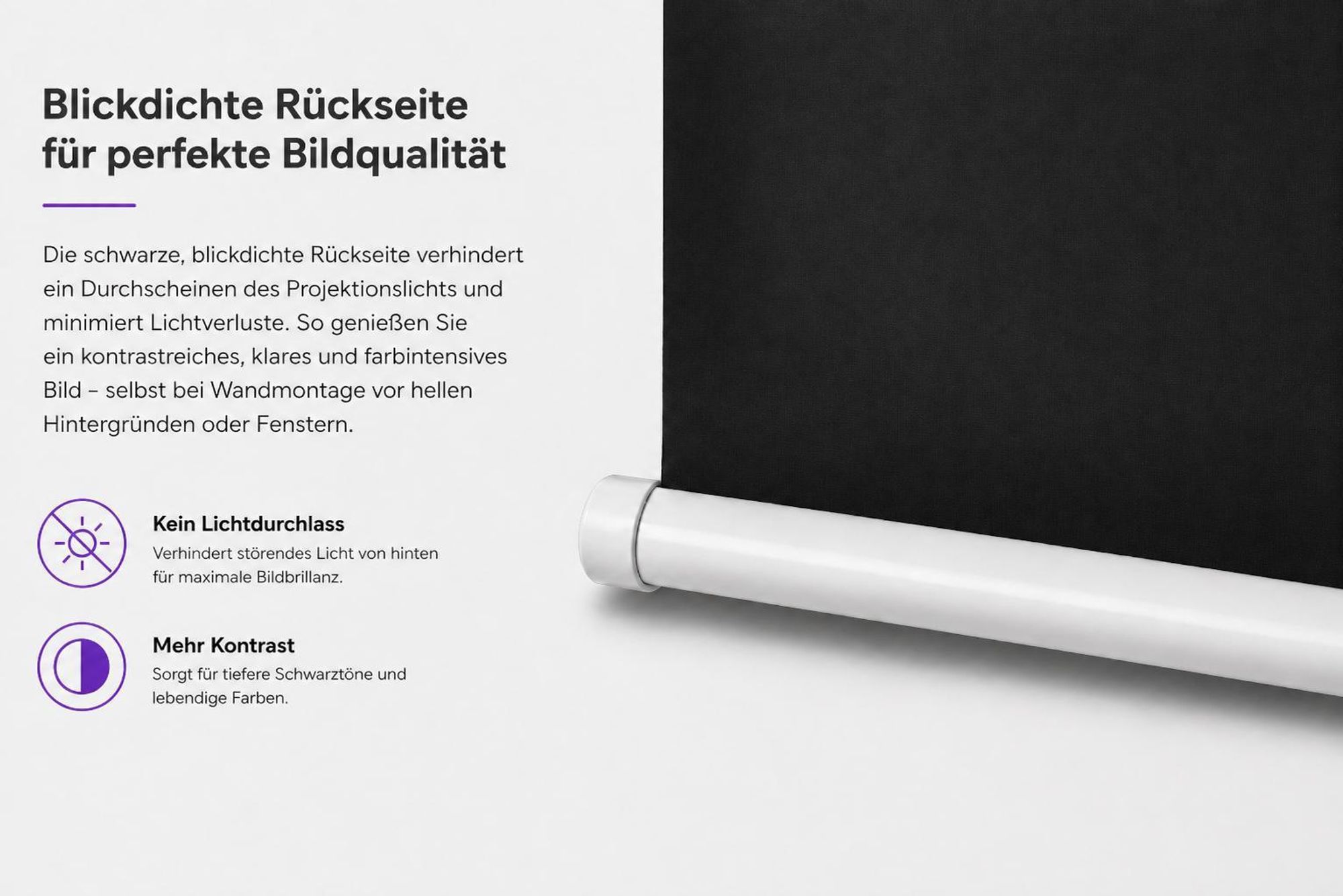16:9 SlenderLine Heimkino Beamer Rolloleinwand 244 x 177 (238x134)cm / Gehäuselänge 258 cm / FULL HD / 3D / 4K / HDTV / manuelle Leinwand