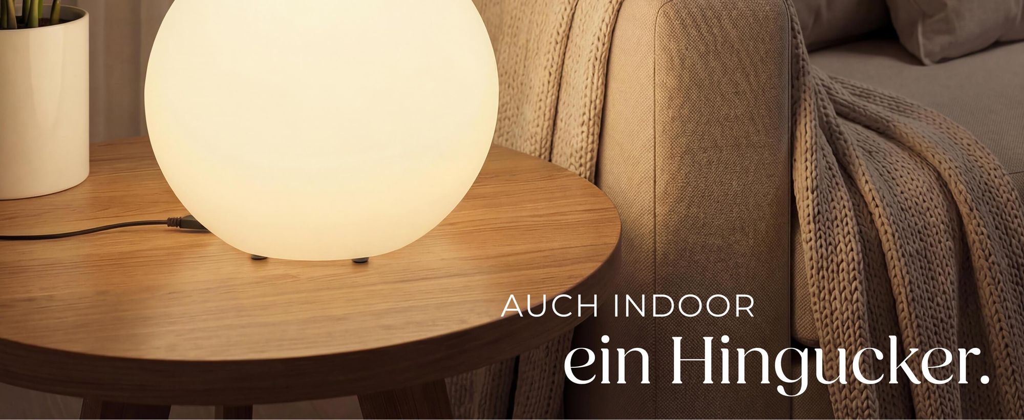 tectake® Kugelleuchte Luminous Globe mit LED-Beleuchtung, 12 W inklusive Erdspieß