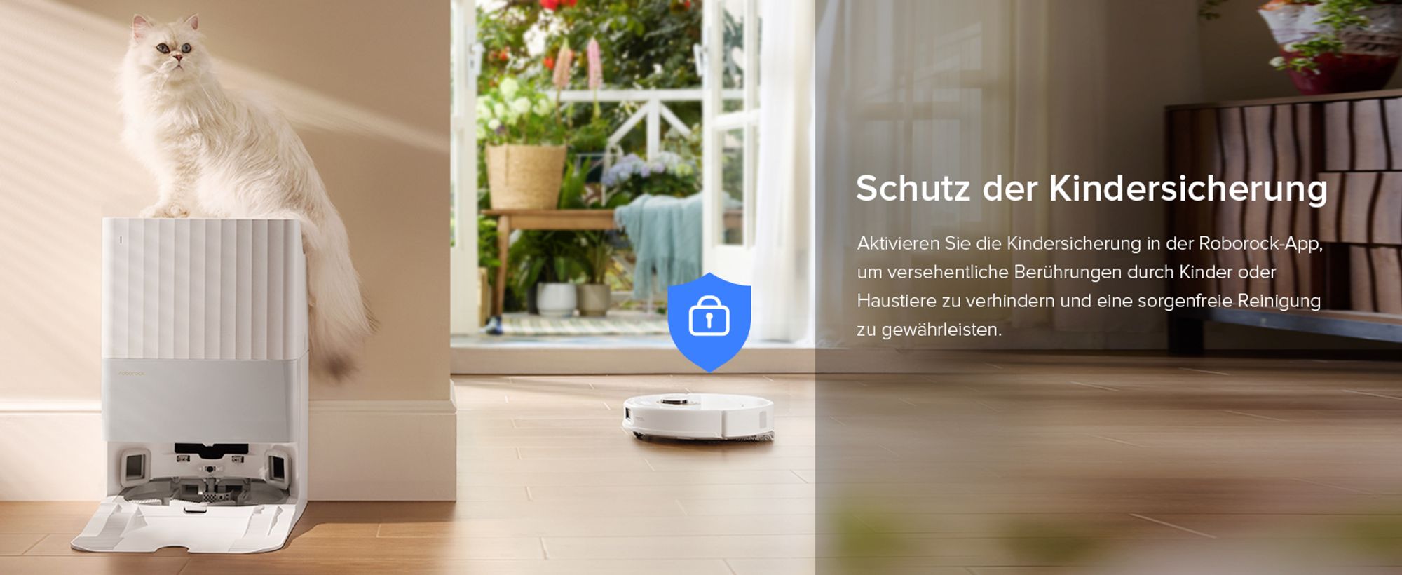 Roborock Qrevo S5V Staubsauger Roboter 12.000 Pa (Upgrade von S7 Pro Ultra), Zero-Tangle System, Multifunktions-Dock,PreciSense-LiDAR-Navigation, Weiß