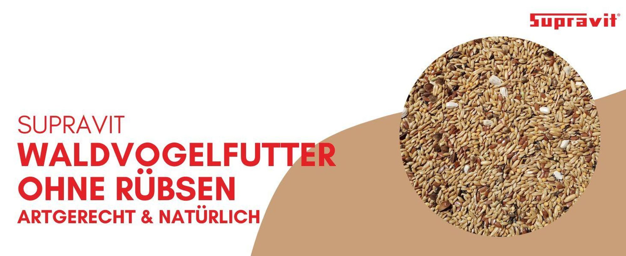 Futter vor grafischem Hintergrund
