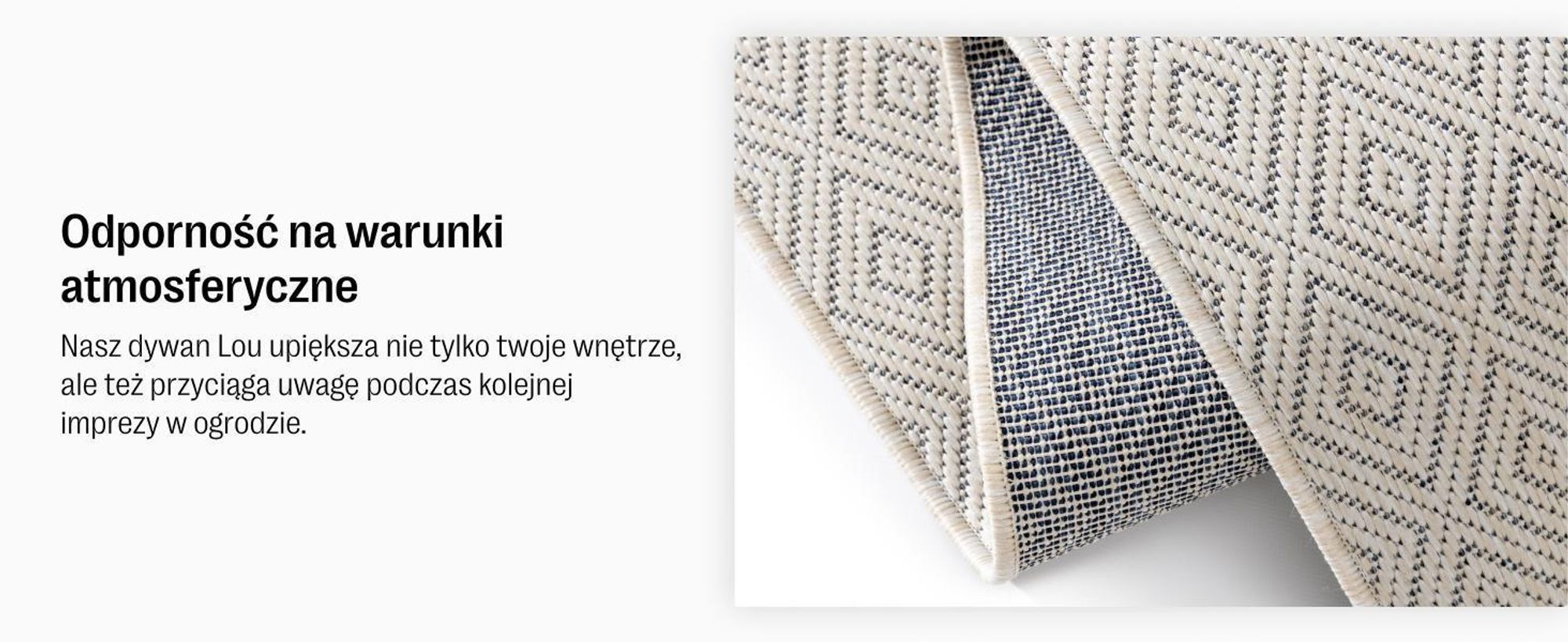 benuta dywan in- & outdoor Lou Niebieski 200x300 cm dywan do salonu dywan zewnętrzny prostokątny wzór nowoczesny krótki włos skandynawski