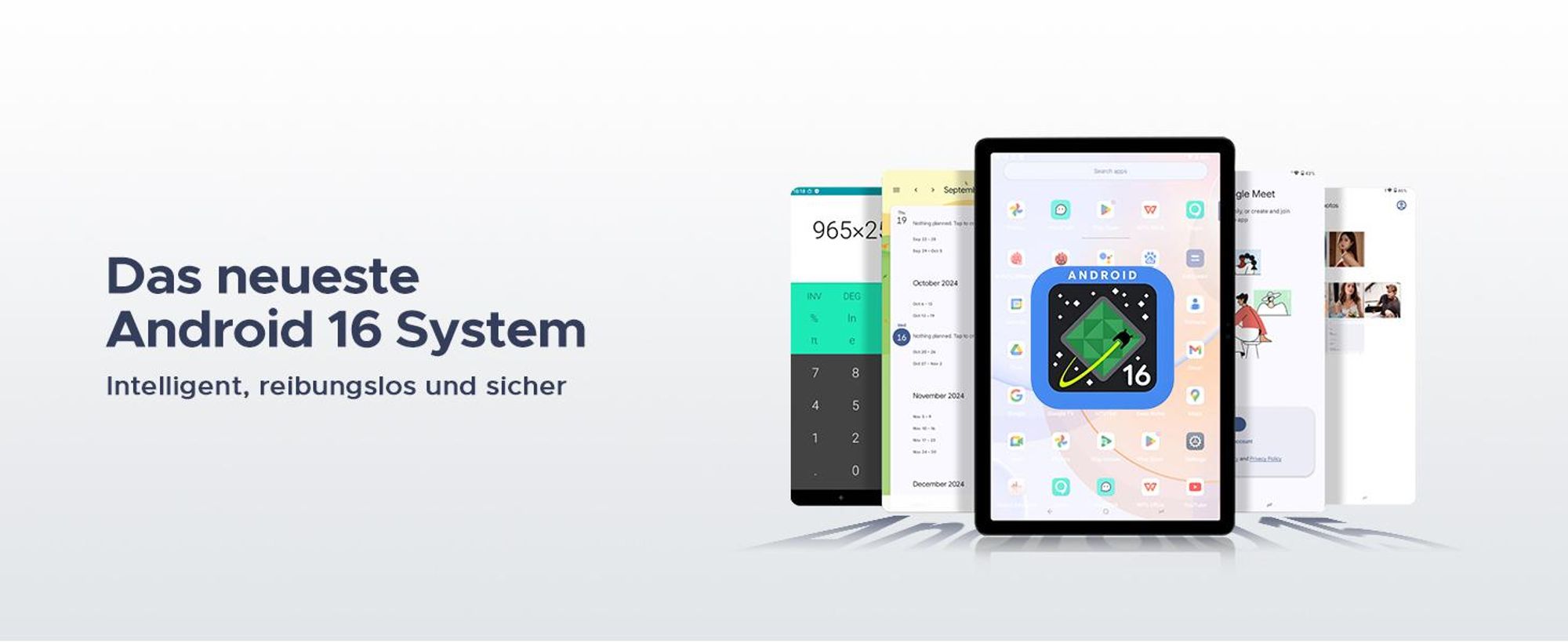 DOOGEE Tab A9 Pro Android 16, 10,1 Zoll, 20(4+16)GB+128GB(bis 2TB erweiterbar), WiFi 5, 6580mAh, Dual-Lautsprecher