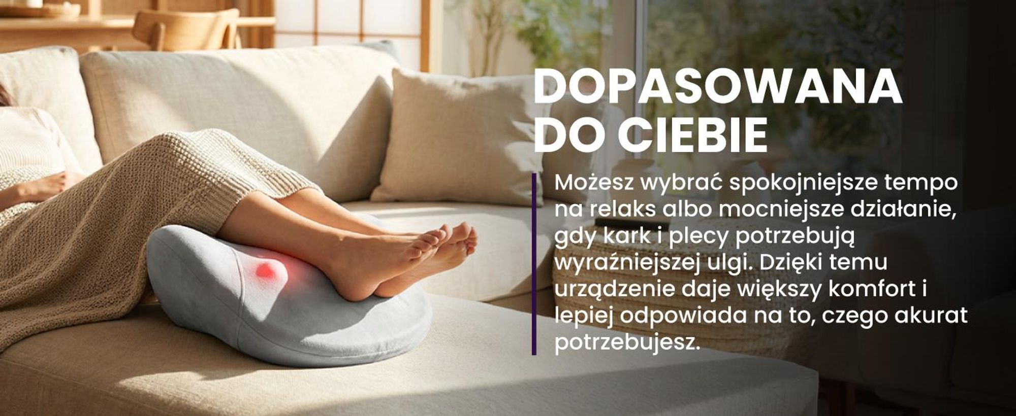 Poduszka masująca do karku pleców i ramion z funkcją grzania