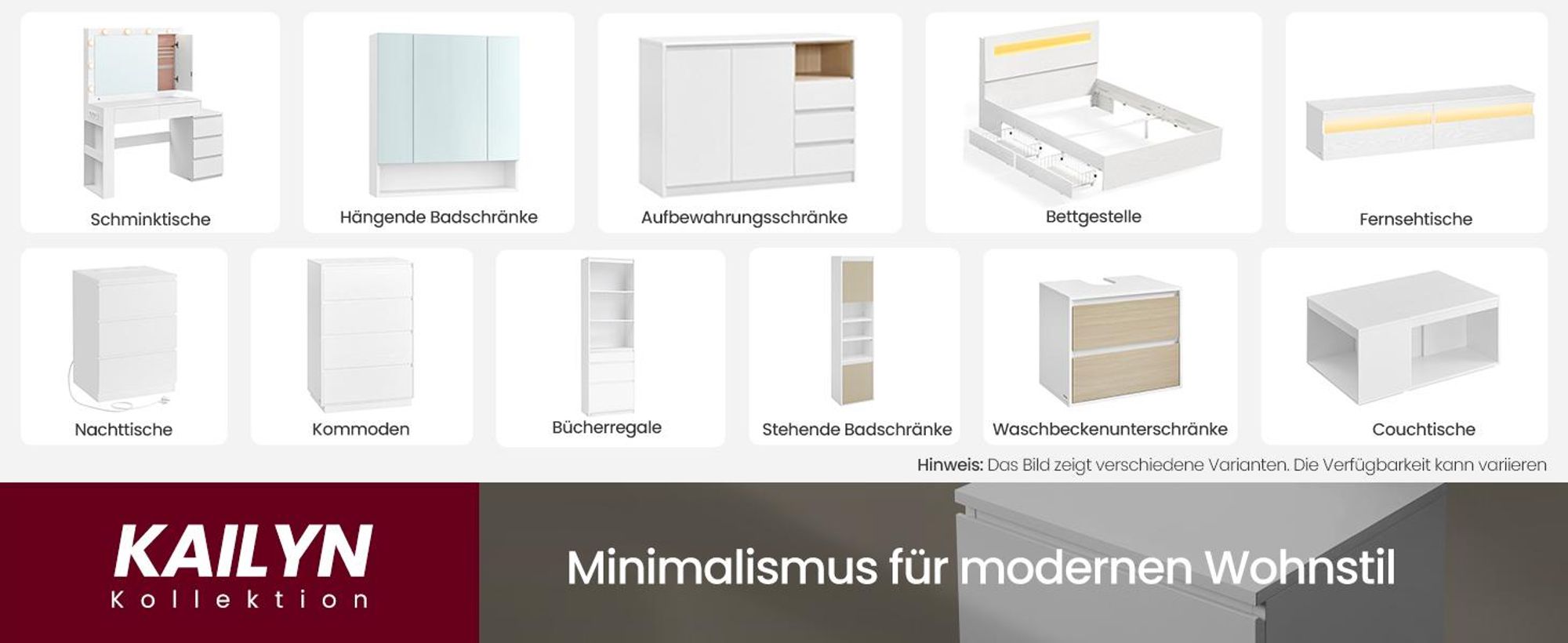 VASAGLE Schminktisch mit LED-Beleuchtung, Frisiertisch mit Spiegel, Schmuckschrank, Steckdosenleiste, 40 x 125 x 140 cm, Kosmetiktisch mit Schubladen