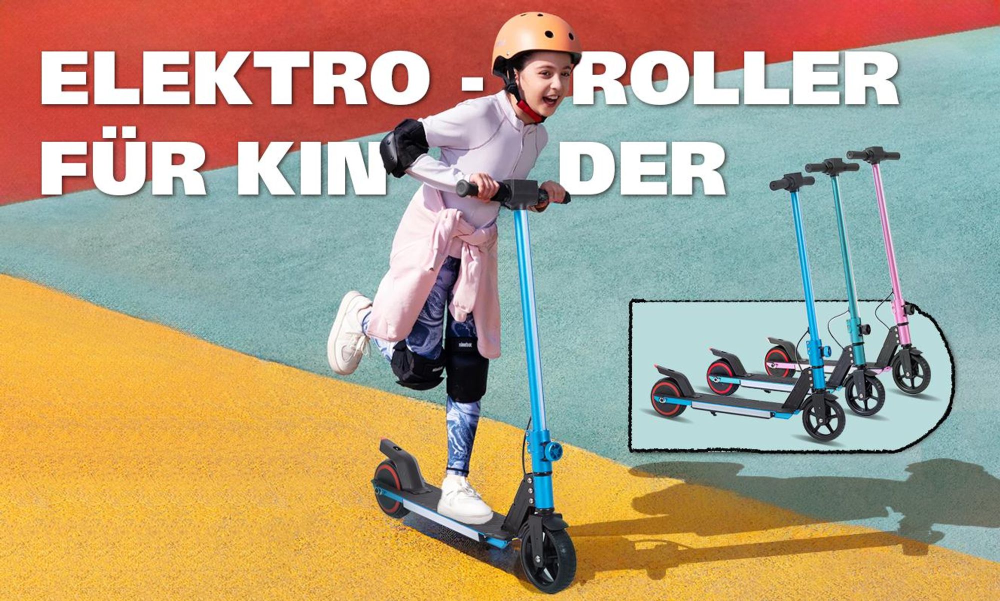 Draixcor Elektro-Kinderroller 6,5 Zoll E-Roller für Kinder 6-15 Jahre, klappbar, LED-Display, Licht, Vollgummireifen, Fußbremse, ca. 5-8 km Reichweite