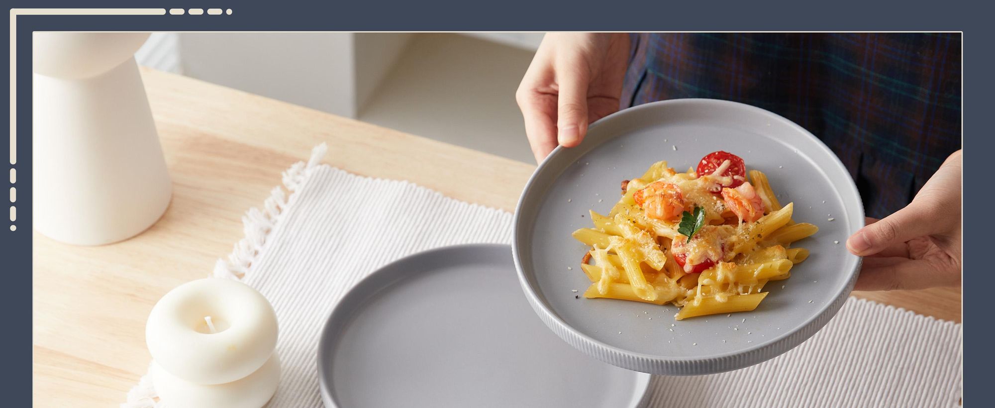 Teller set 4stück Ø21,3 cm Dessertteller Kuchenteller Pastateller für 4 Personen Keramik Flachteller Matt-Glasur Mikrowellen- und Spülmaschinenfest