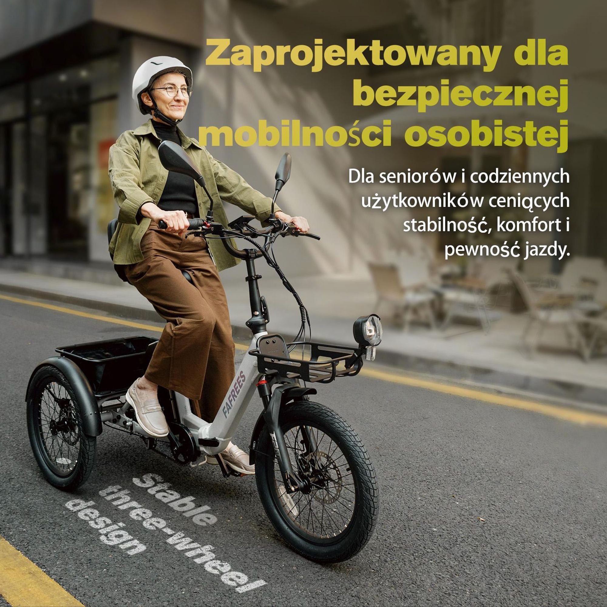 Rower elektryczny FAFREES F20 Mate II - Silnik 250W Akumulator 48V25AH 20 Calowe Opony Hydrauliczny hamulec tarczowy - Zielony wojskowy