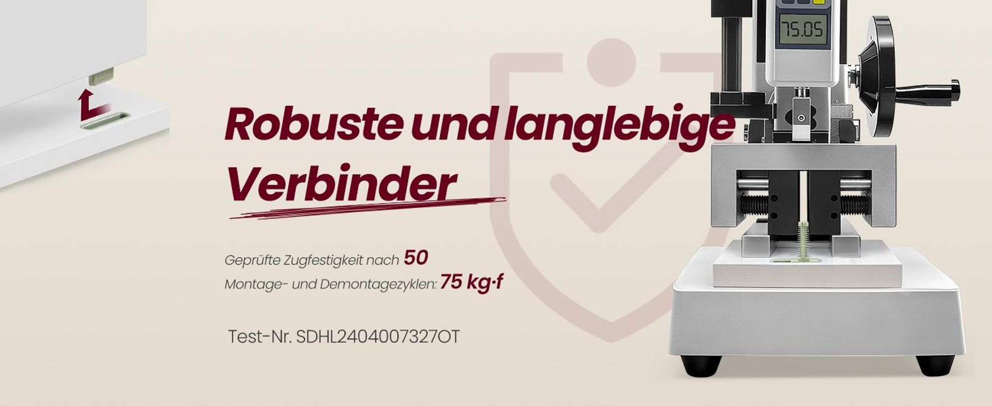 VASAGLE Nachttisch, Snapsemble – superschnelle Montage, 3 Ebenen, offen, weiß