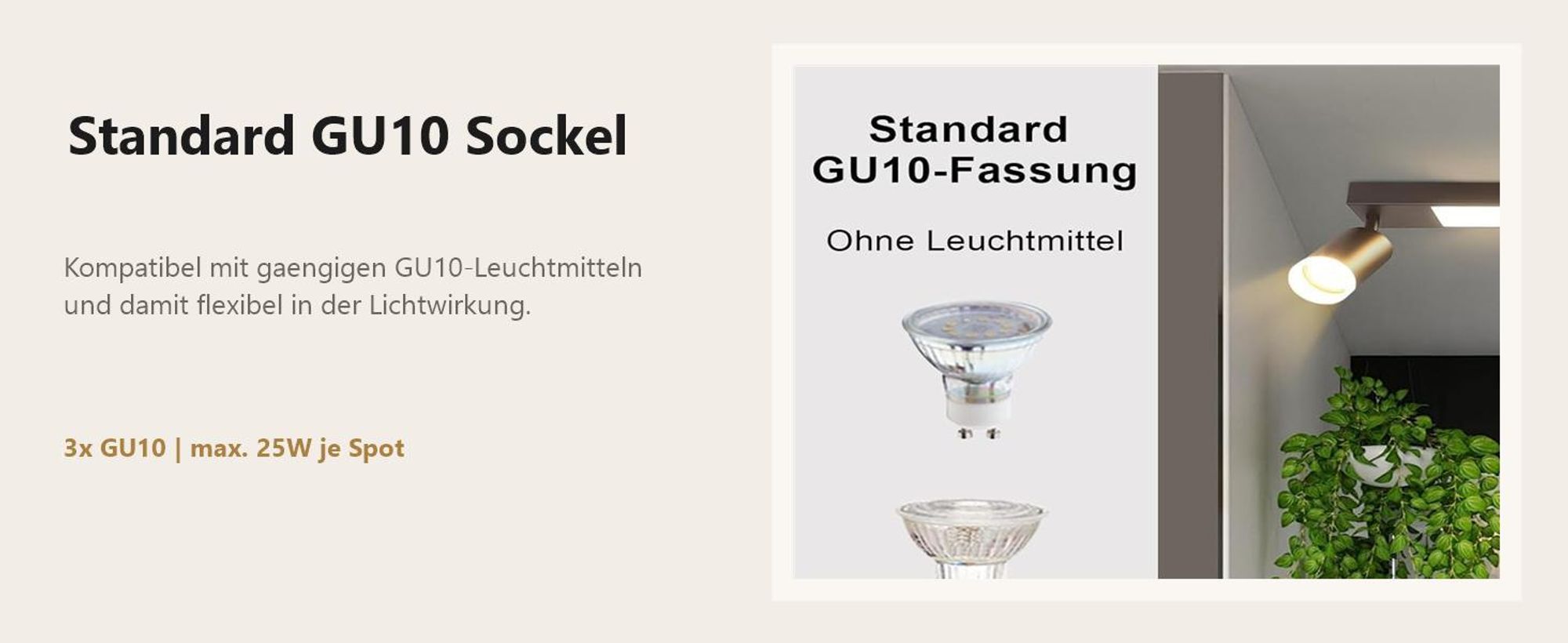ZMH Deckenleuchte Led Deckenspot 3 Flammig GU10 - Schlafzimmerlampe 3000k Schwarz Küchenlampe 20W Deckenstrahler Schwenkbar Flurlampe Metall