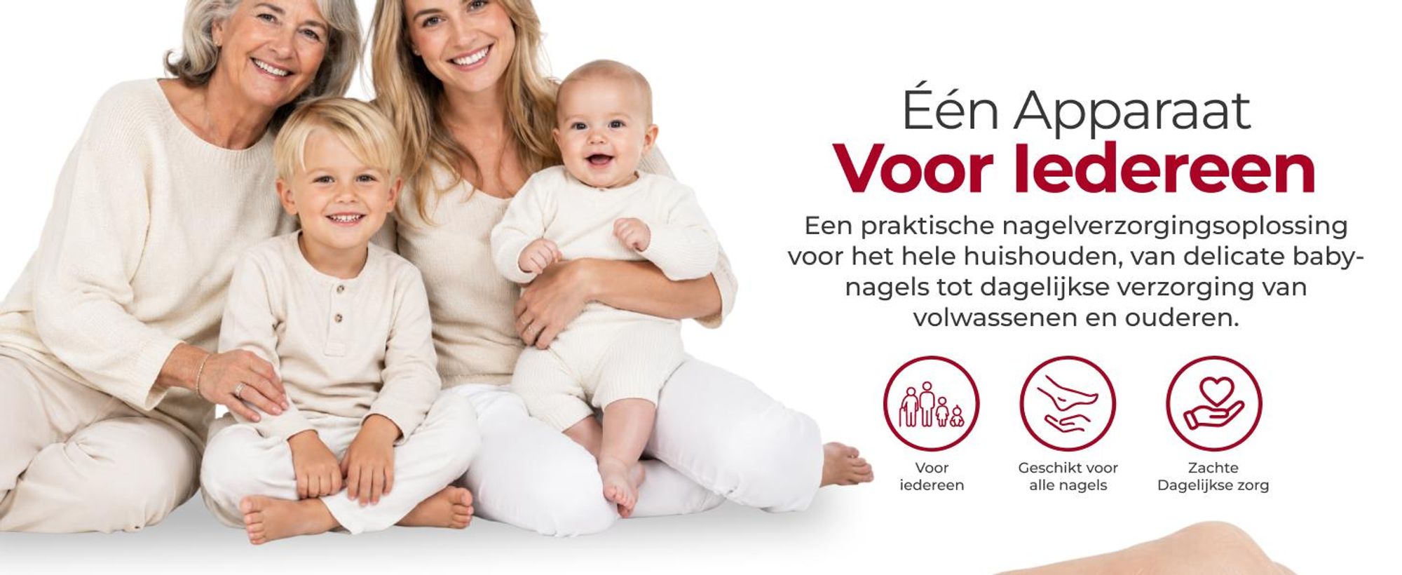 Glissimo - Professionele Elektrische Nagelknipper – Nagelfrees - Opzetstukken voor polijsten & Nagelriemverzorging