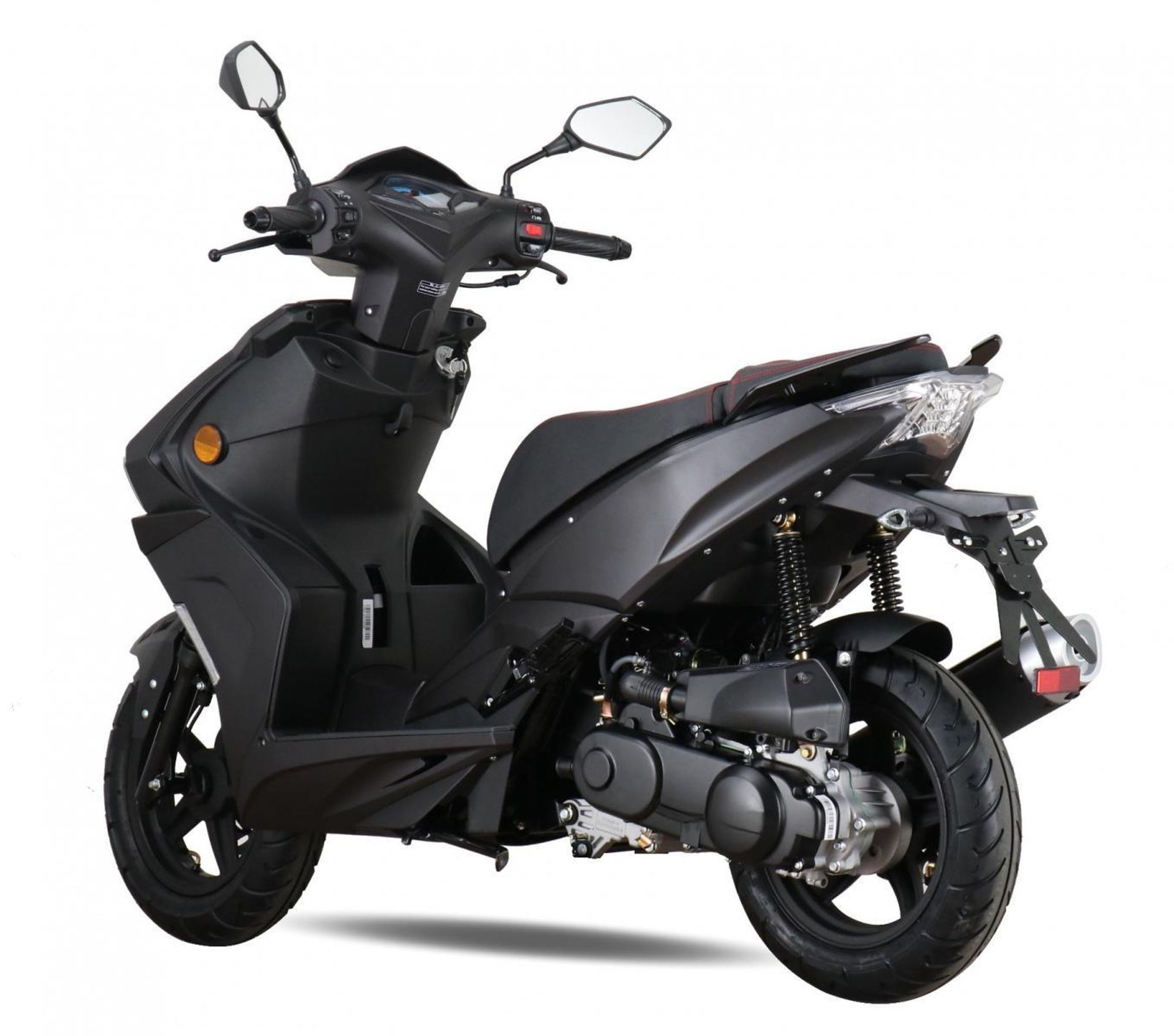 Motorroller Striker 50ccm 25 km/h Euro 5, LED - mattschwarz GT Union