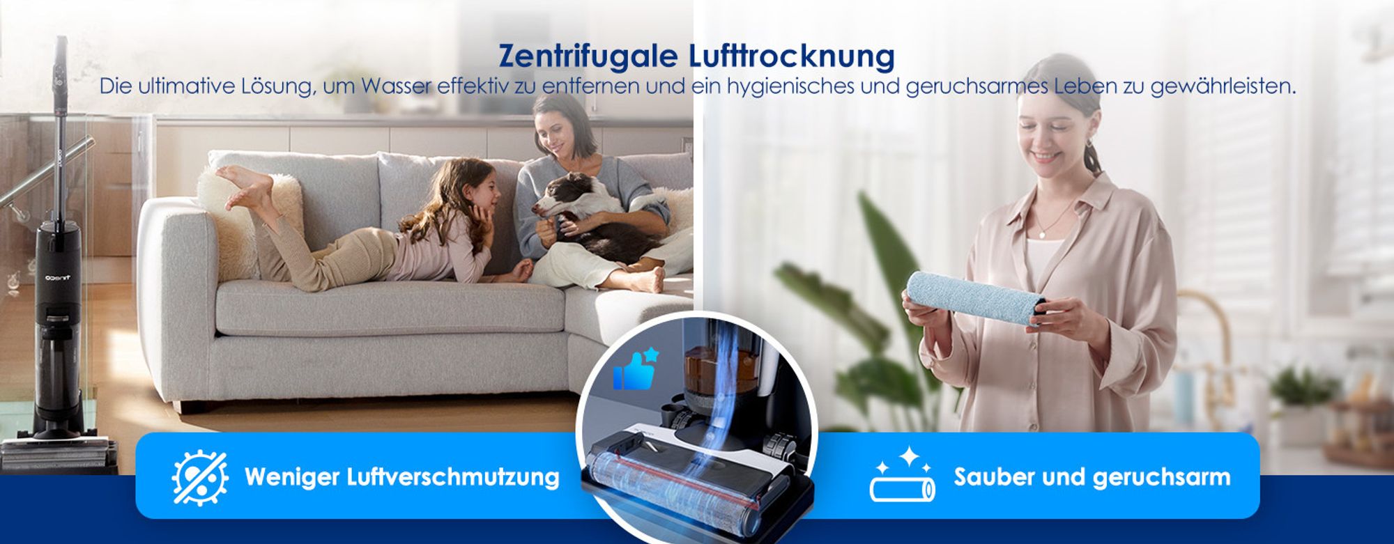 Zentrifugal-Trocknung