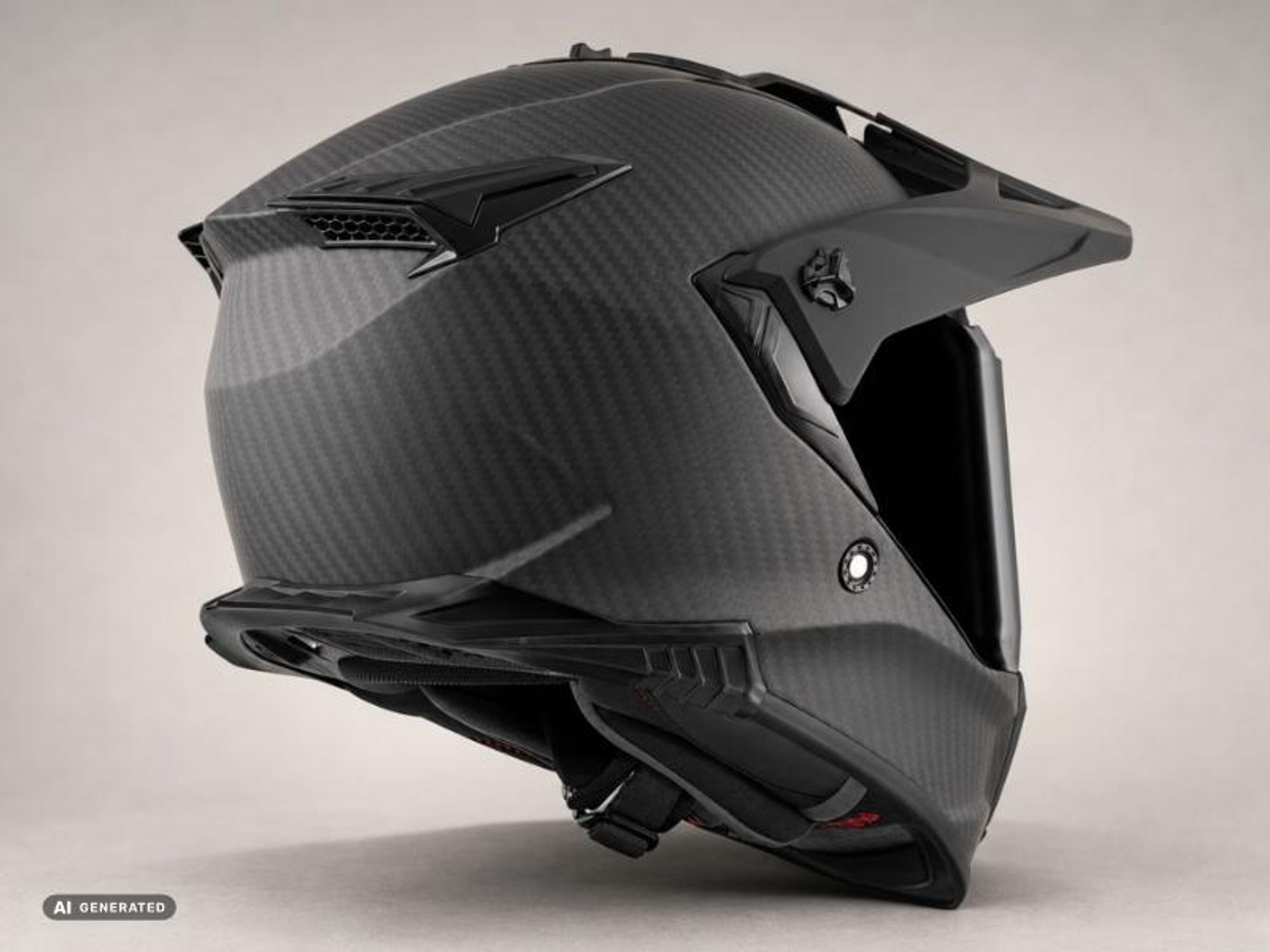 Bogotto FG-601 Carbon 6K Enduro-Helm, schwarz matt, L (59/60)