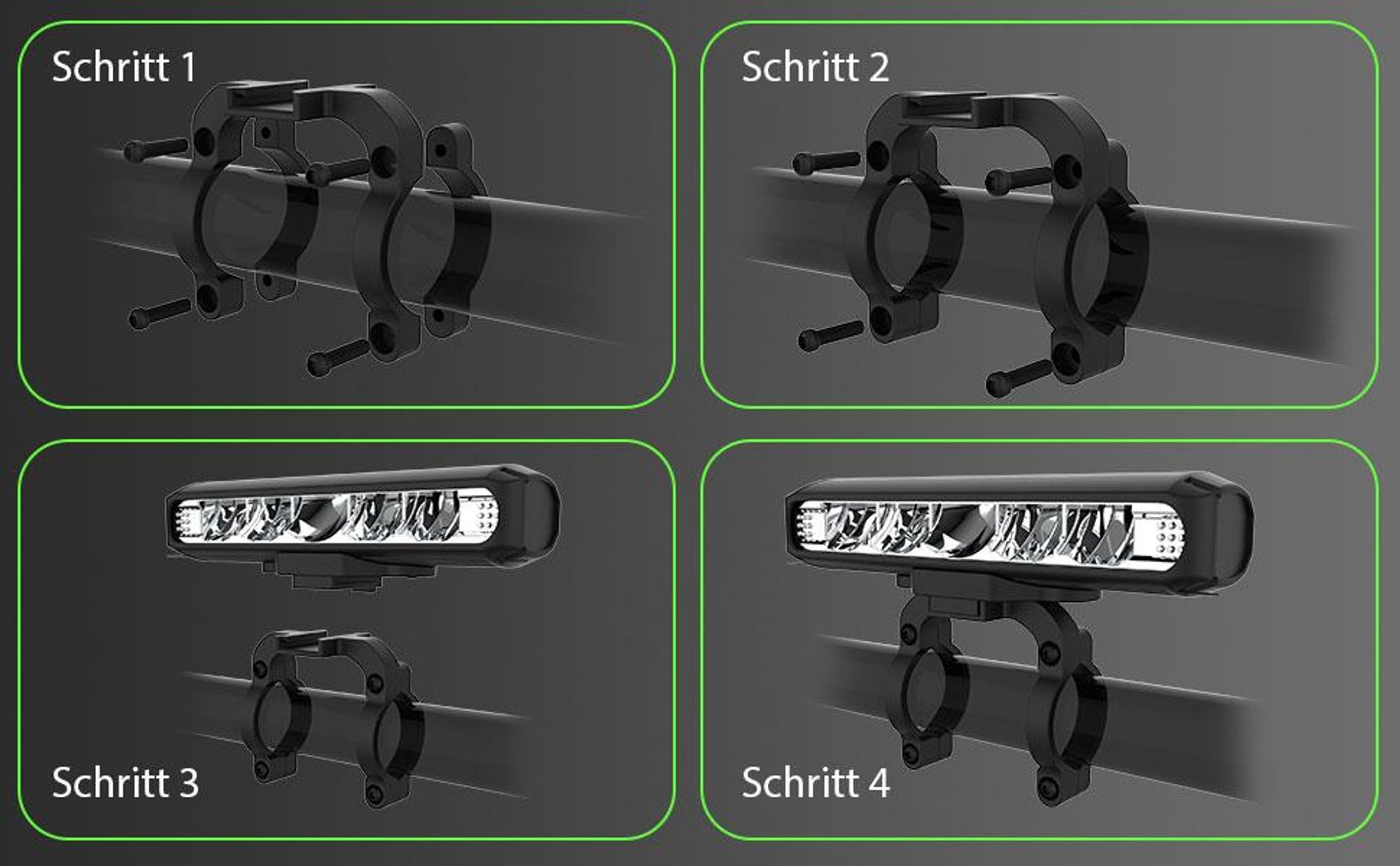 Fahrradlicht Vorne 2600 Lumens USB C Ladeanschluss 5 LEDs 8000mah 4-Lichtmodi Einfache Installation Beste Aluminium Fahrradlampe Vorne