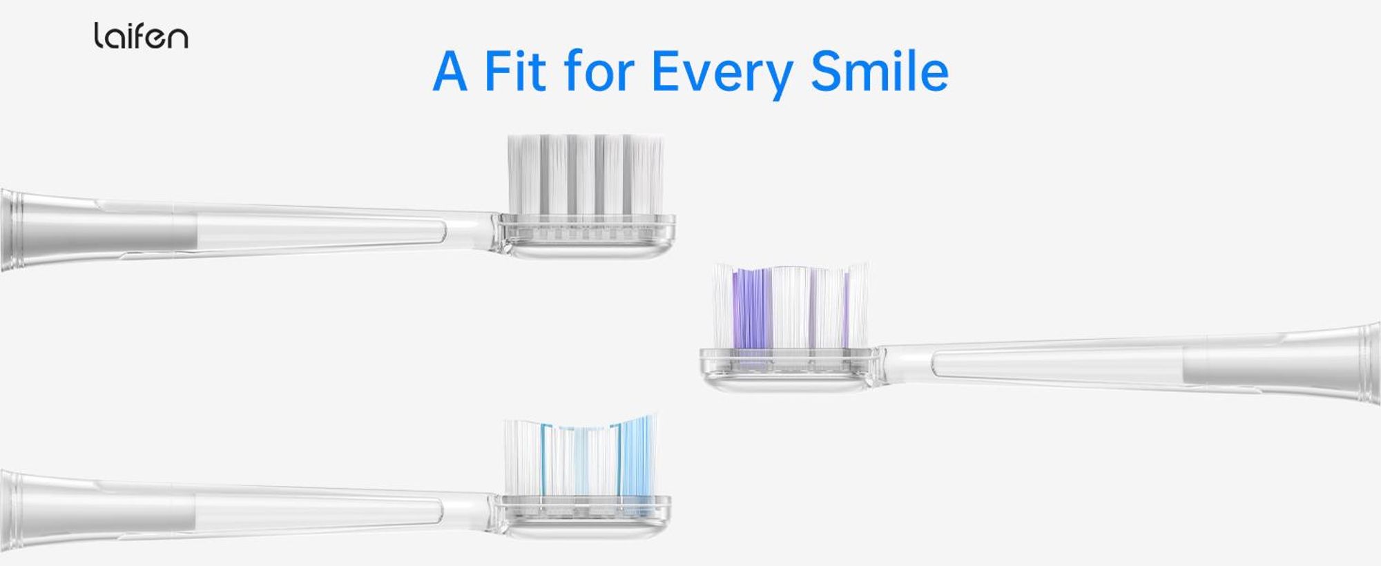 Laifen Wave Zahnbürstenkopf Ultra-Whitening 6-er