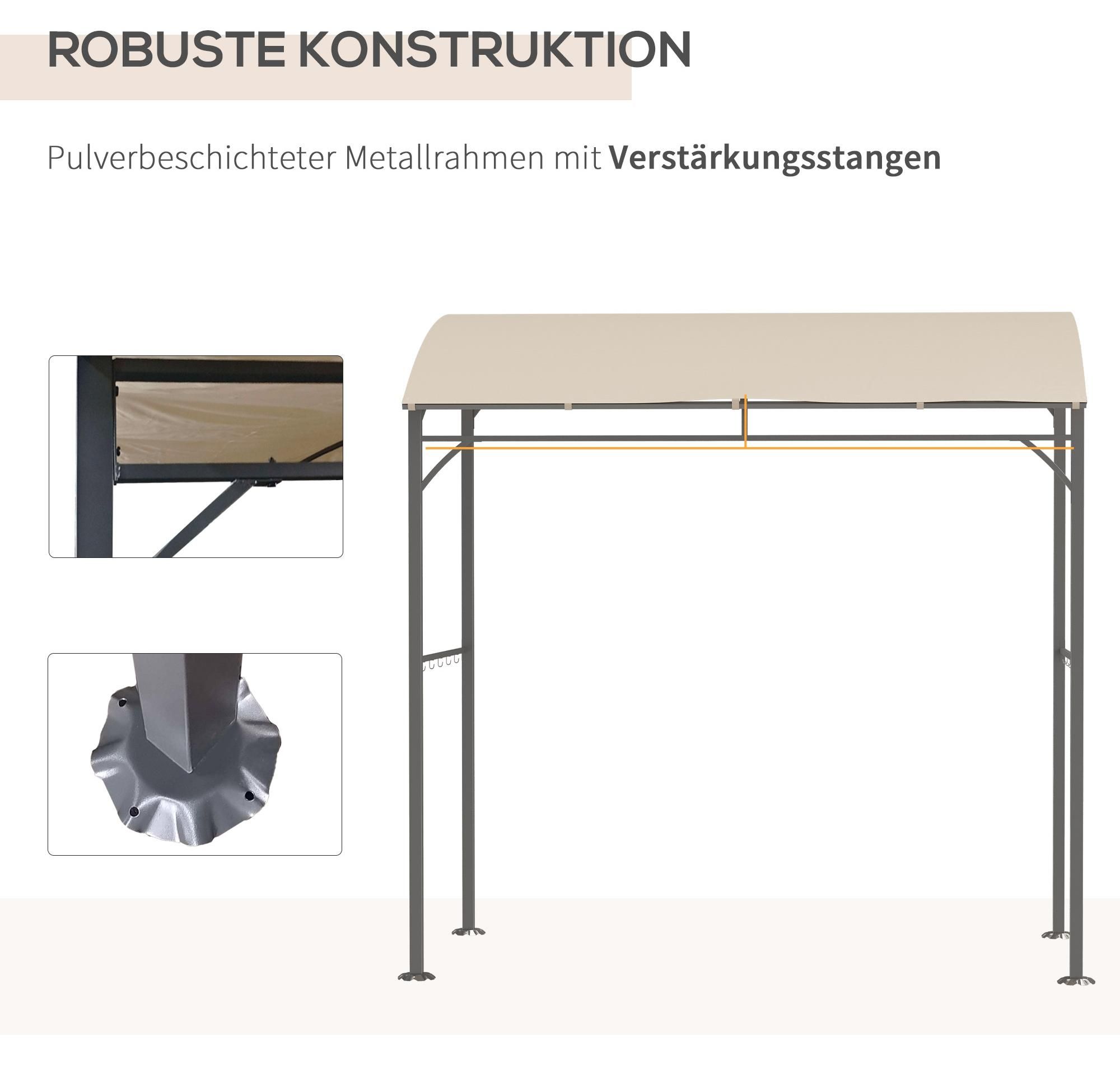wetterfest Gartenlaube Grillzelt