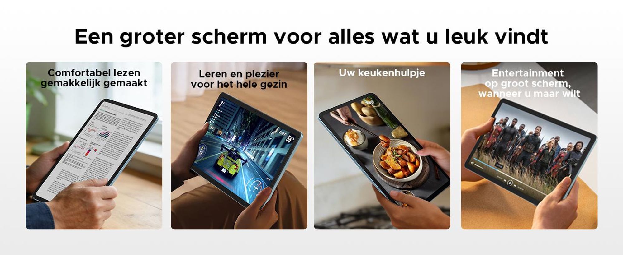 P13 Pro 4G LTE Tablet met dubbele SIM-kaart. Android 16, 13,4" scherm met 2.4K resolutie en 120Hz, 48GB (12+36) RAM + 256GB ROM (uitbreidbaar tot 2TB met TF-kaart), 12000mAh batterij, Widevine L1, Gemini AI – inclusief toetsenbord, muis en stylus