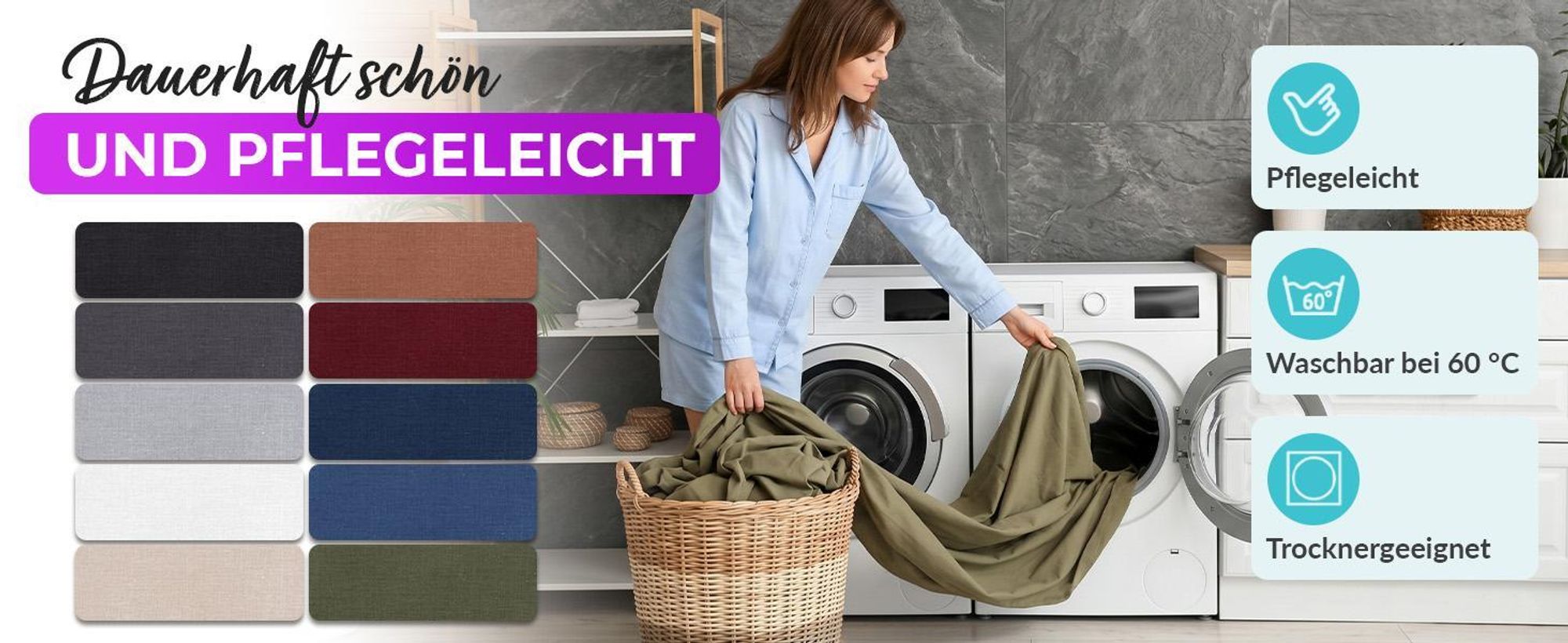 EllaTex Renforcé Bettlaken ohne Gummizug 160x200 Baumwolle – atmungsaktives Betttuch & Haustuch, Farbe: Creme