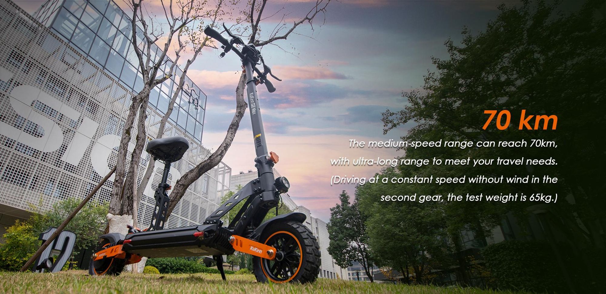 G2 MAX - Trottinette Électrique Pliable - Batterie 48V 20Ah - Autonomie 80KM - Roues 10'' - Freins à disque avant et arrière - Écran LED multifonction