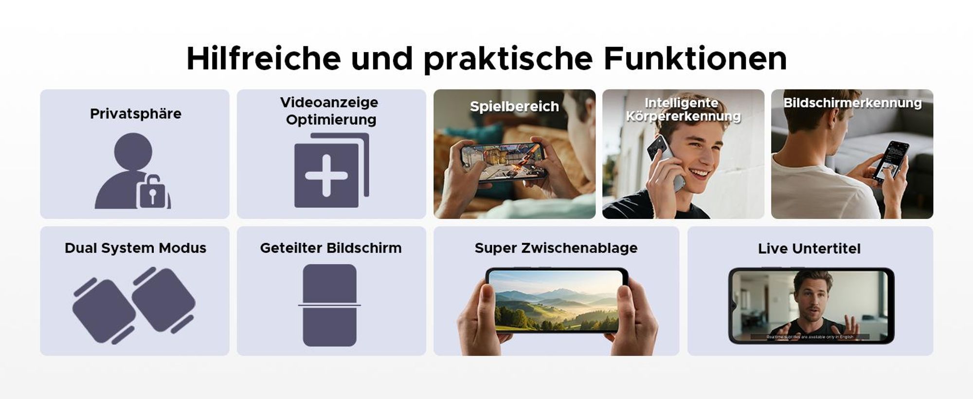 DOOGEE Note56 Plus Smartphone Handy, Android 16, 6,56" 90Hz, 6150mAh Akku, 48GB+256GB, 4G, 50MP, NFC, Fingerabdruck, Gesichtserkennung, ohne Vertrag